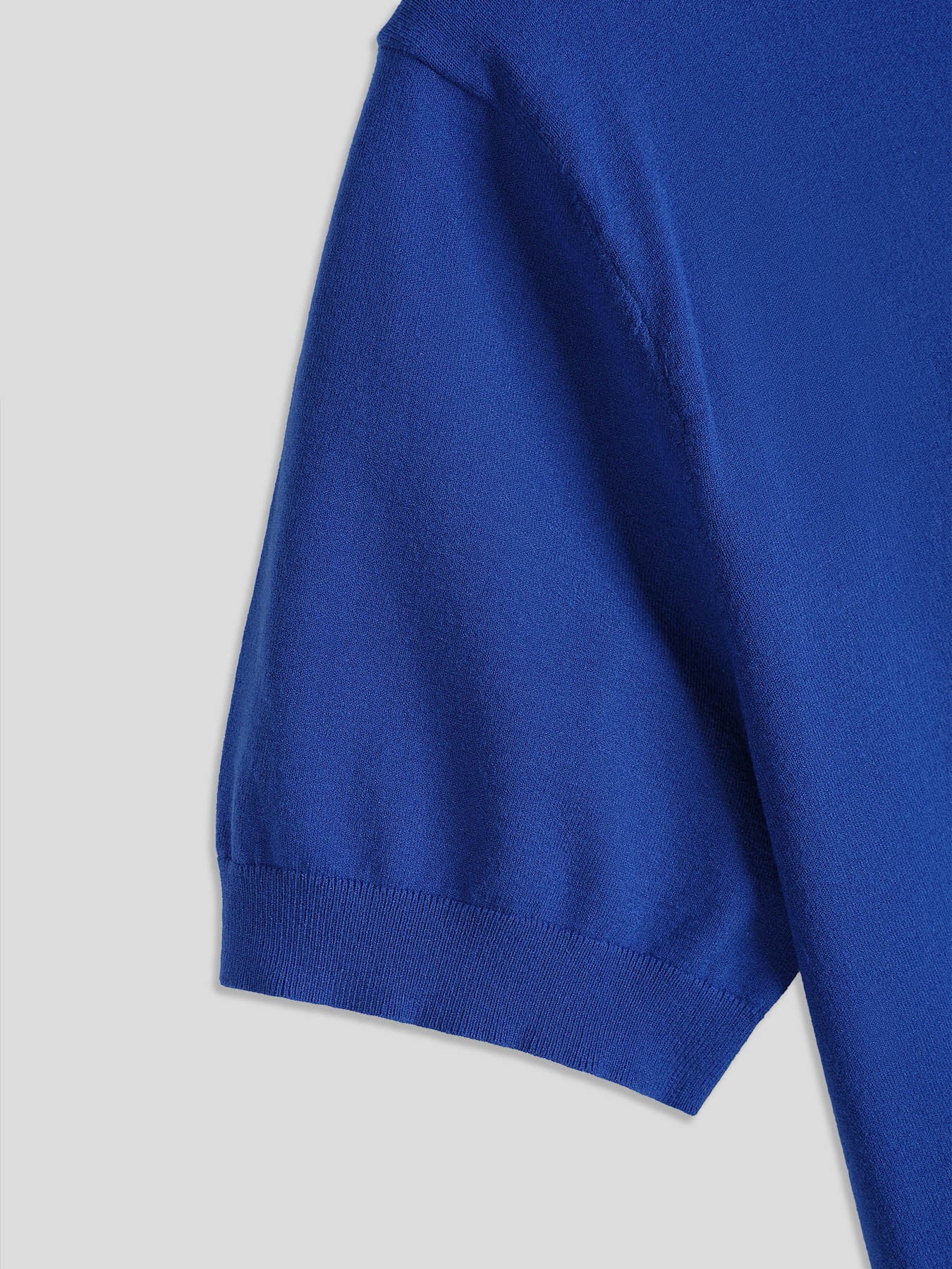 GentleKnit Short Sleeve V-neck Knitted T-Shirt - Image 42