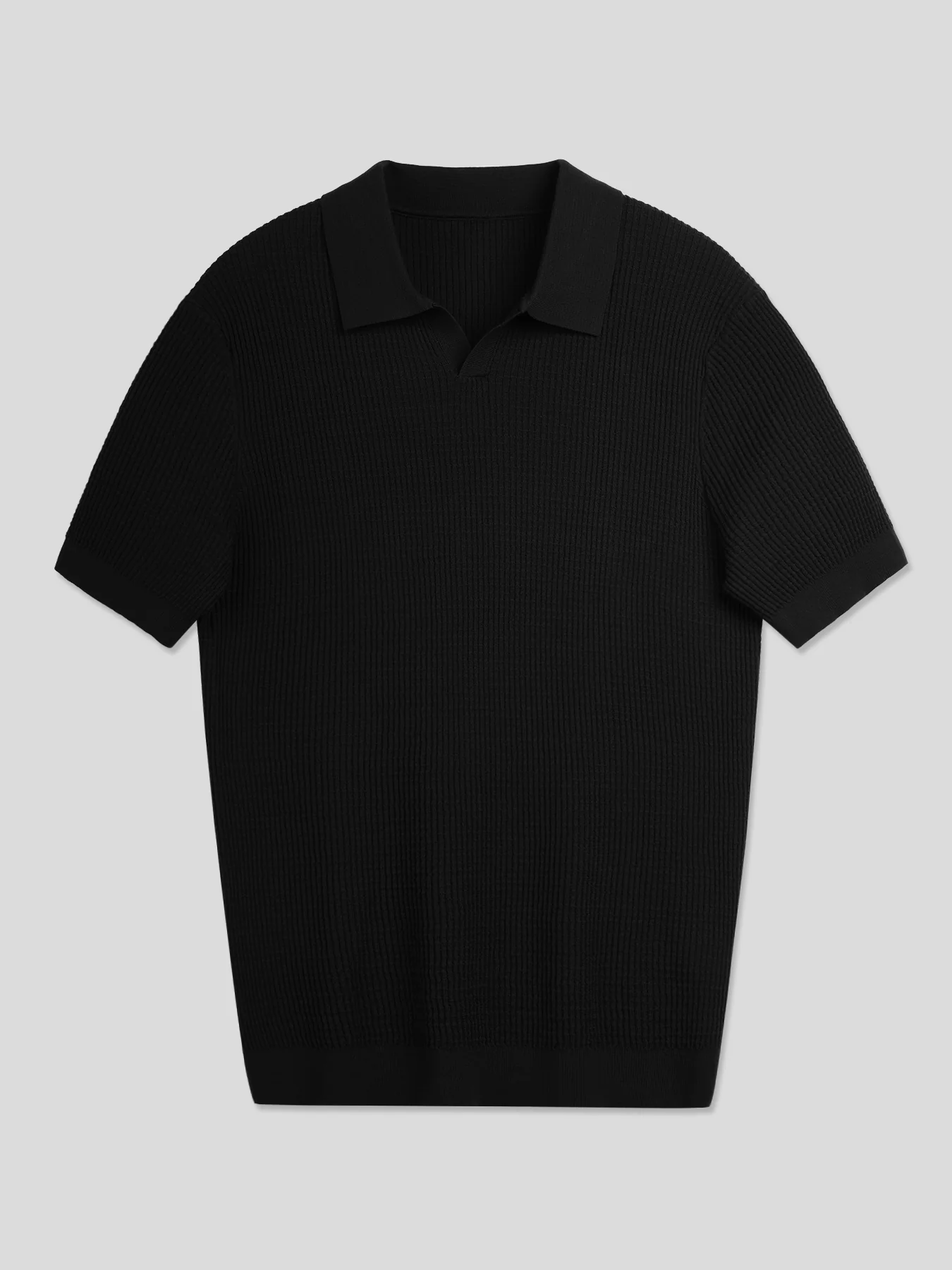 FlexKnit Active Knitted Buttonless Polo - Image 15