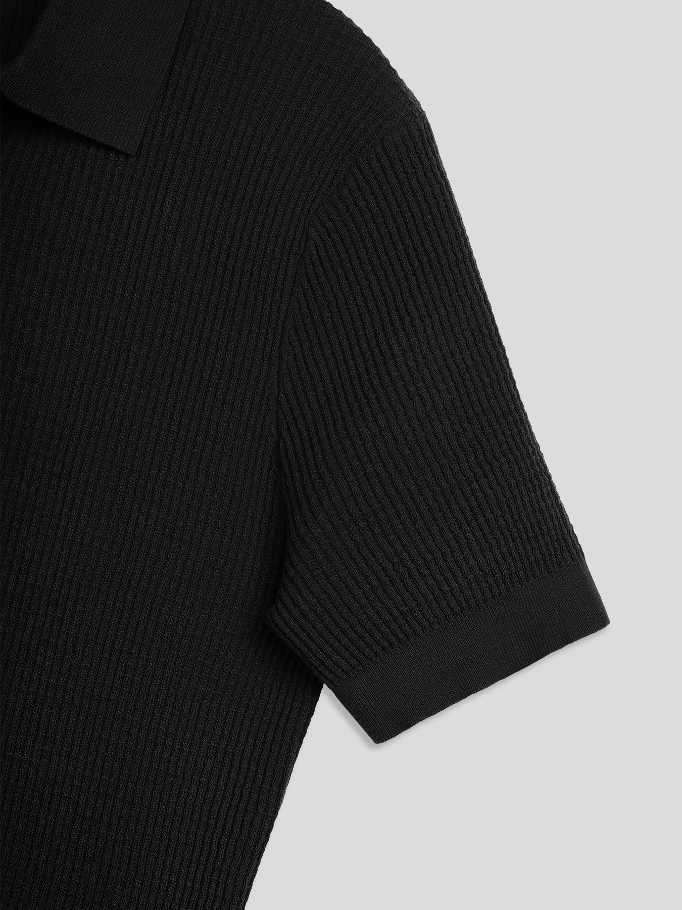 FlexKnit Active Knitted Buttonless Polo - Image 17