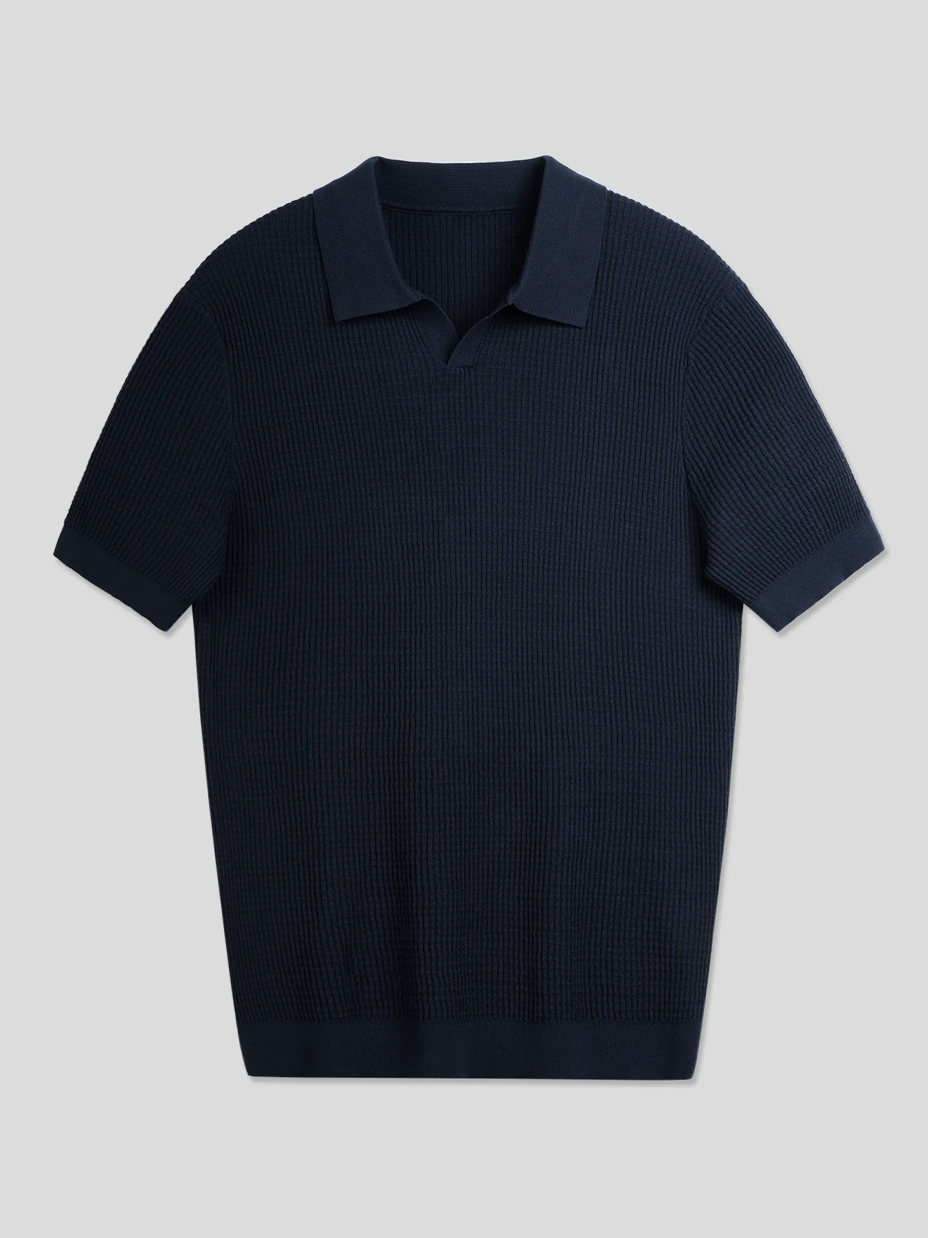 FlexKnit Active Knitted Buttonless Polo - Image 22