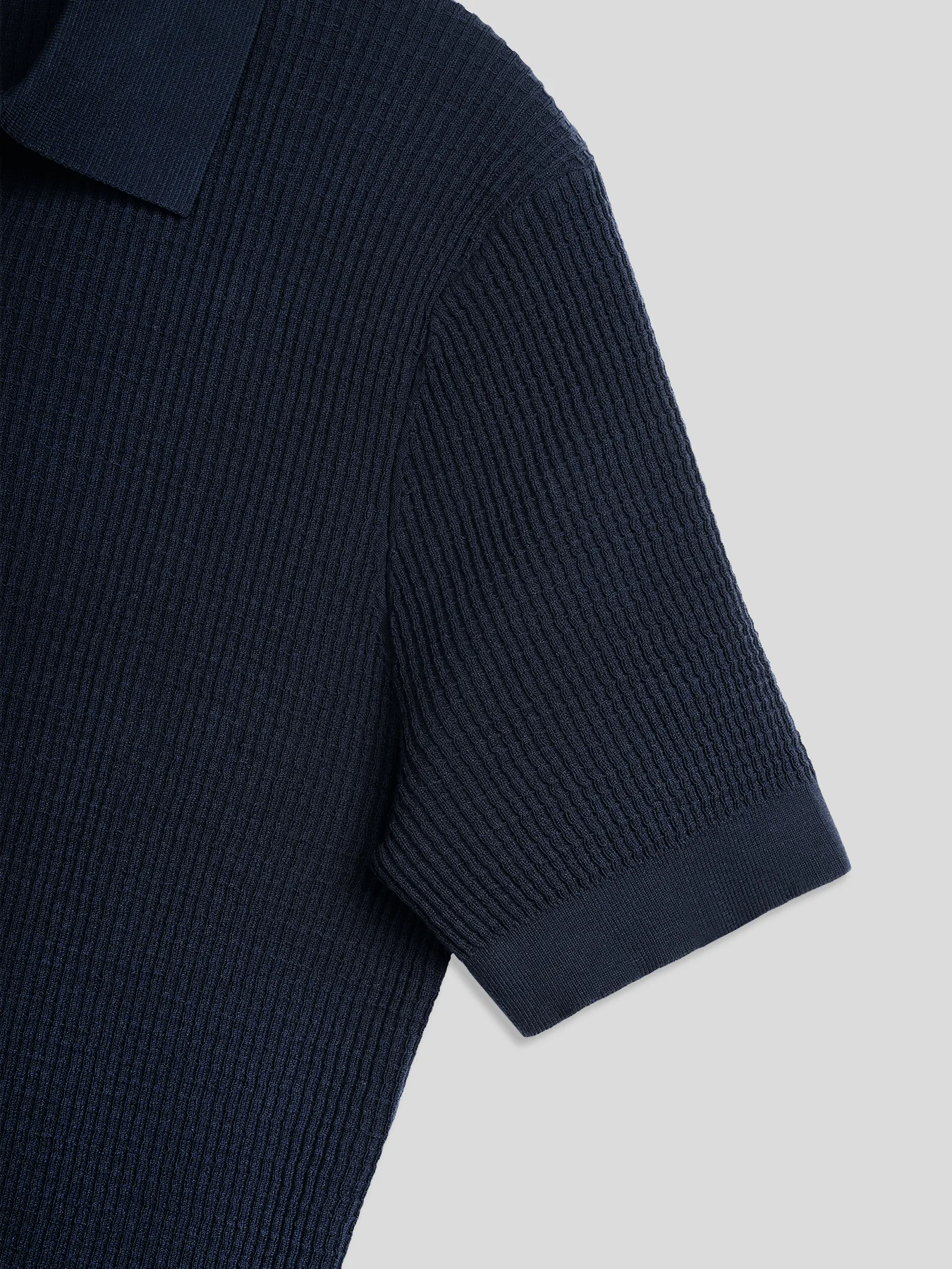 FlexKnit Active Knitted Buttonless Polo - Image 24