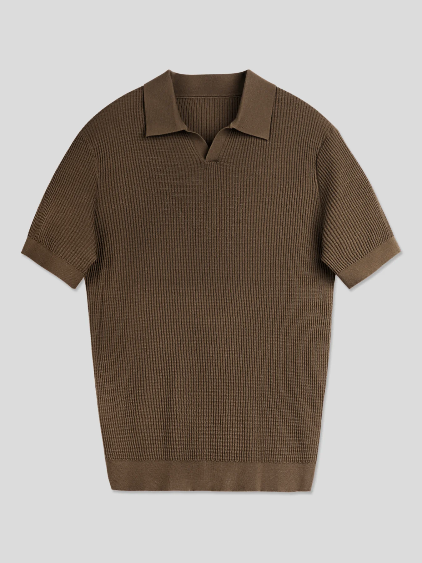 FlexKnit Active Knitted Buttonless Polo - Image 29