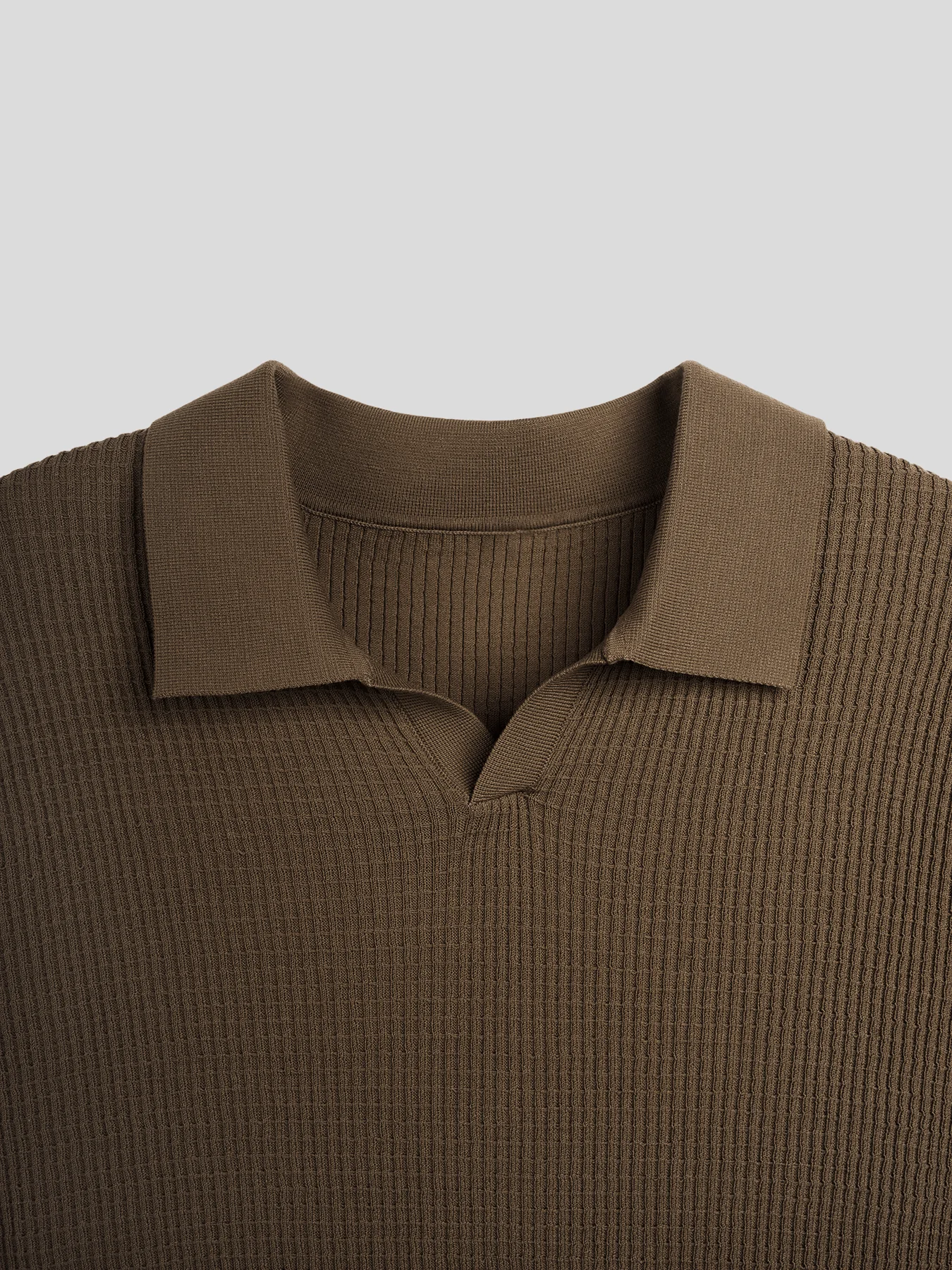 FlexKnit Active Knitted Buttonless Polo - Image 30