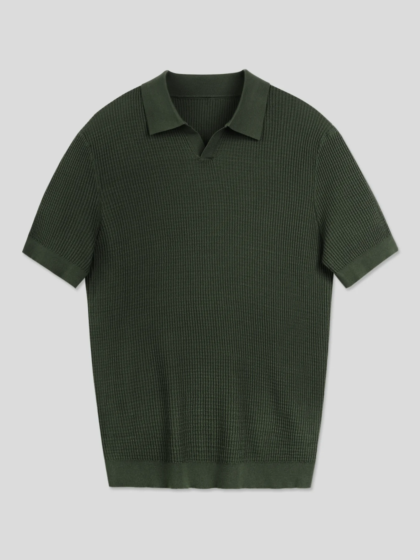 FlexKnit Active Knitted Buttonless Polo - Image 39