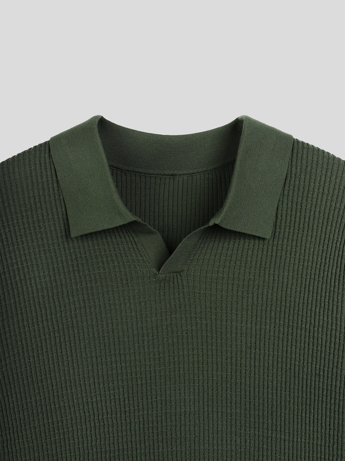 FlexKnit Active Knitted Buttonless Polo - Image 40