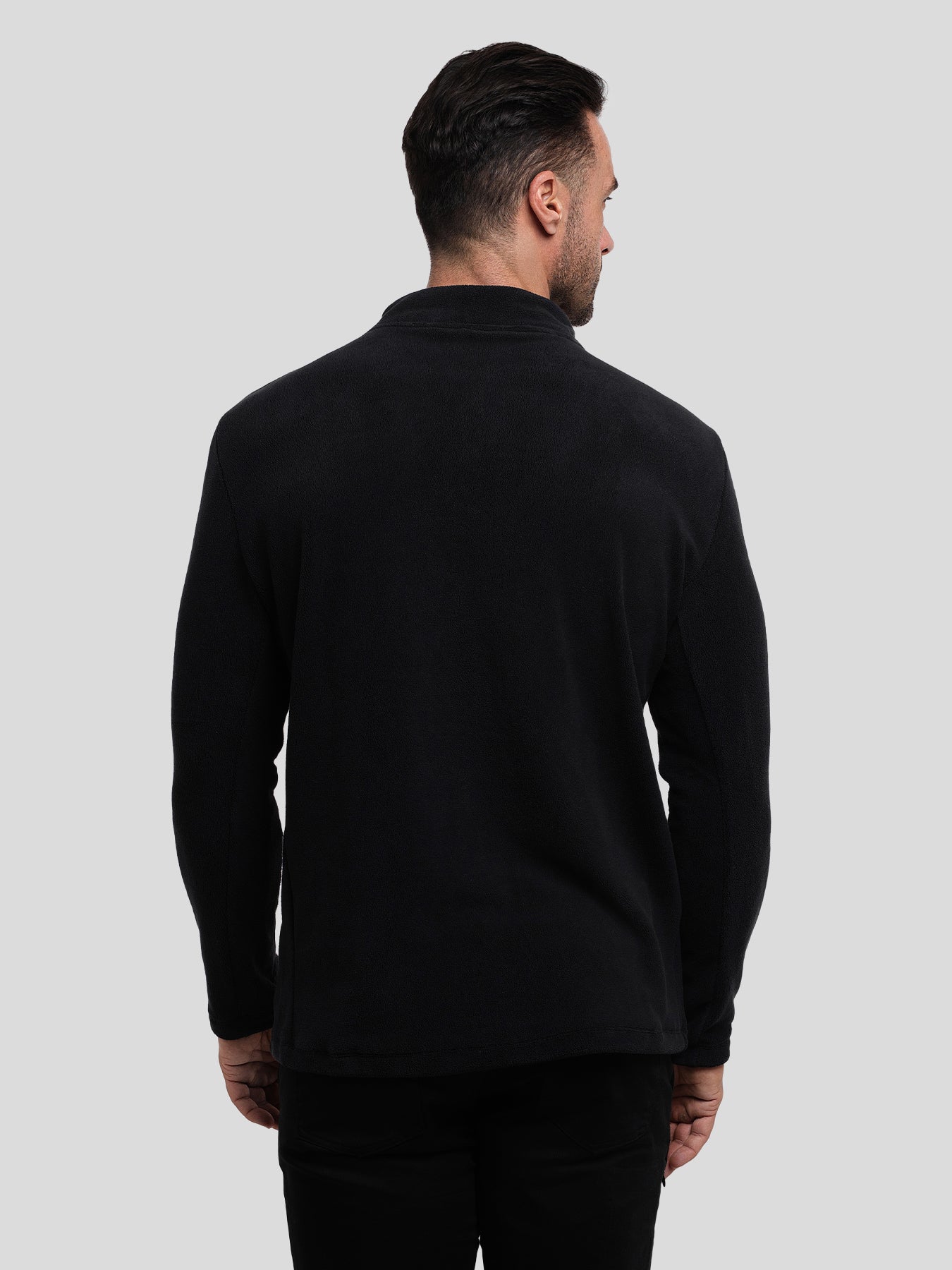 LuxeCozy Fleece Half Zip Mock Neck Sweatshirt - Image 16