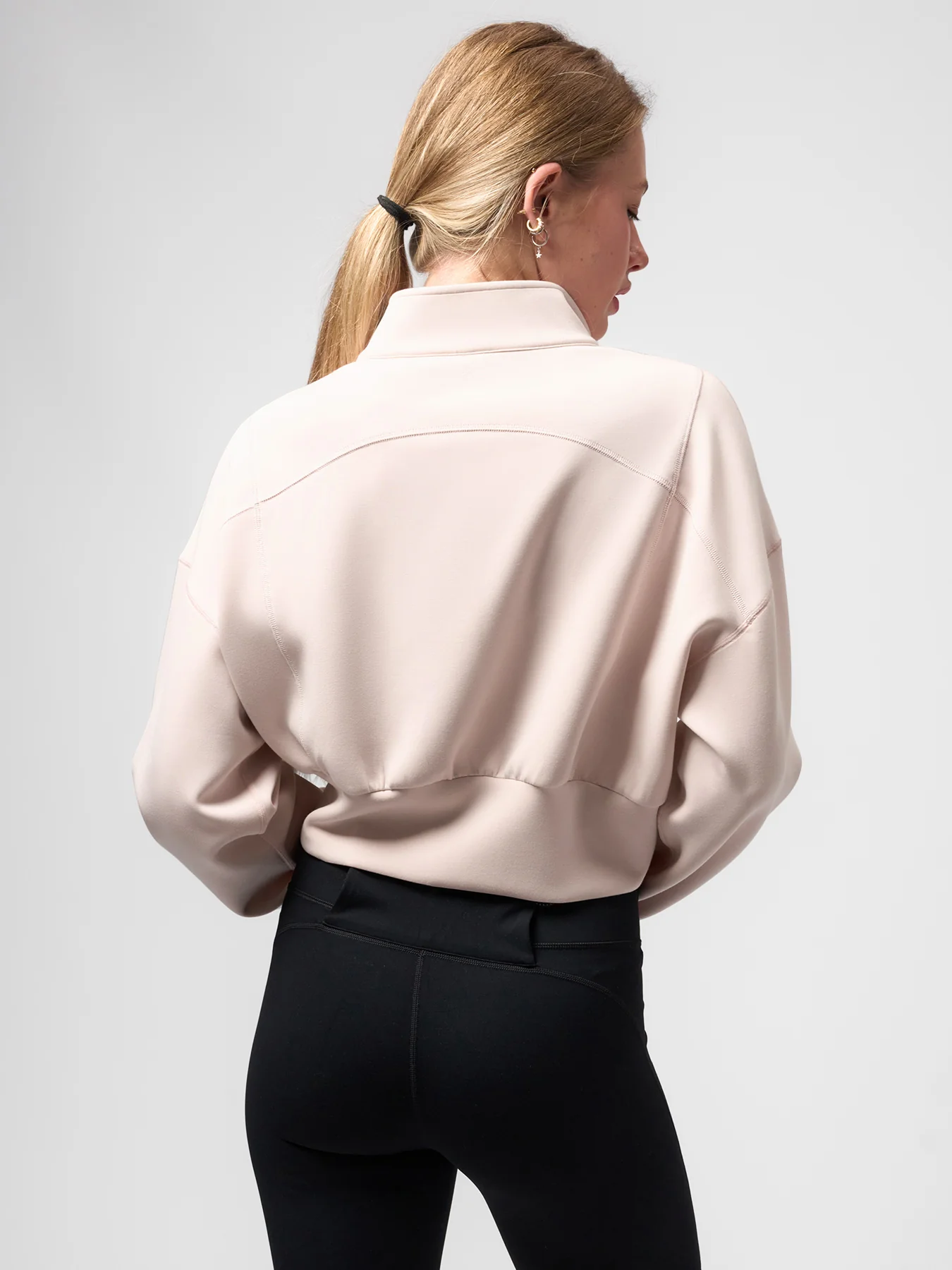 Modal Blend Double Zip Long Sleeve Tee - Image 10