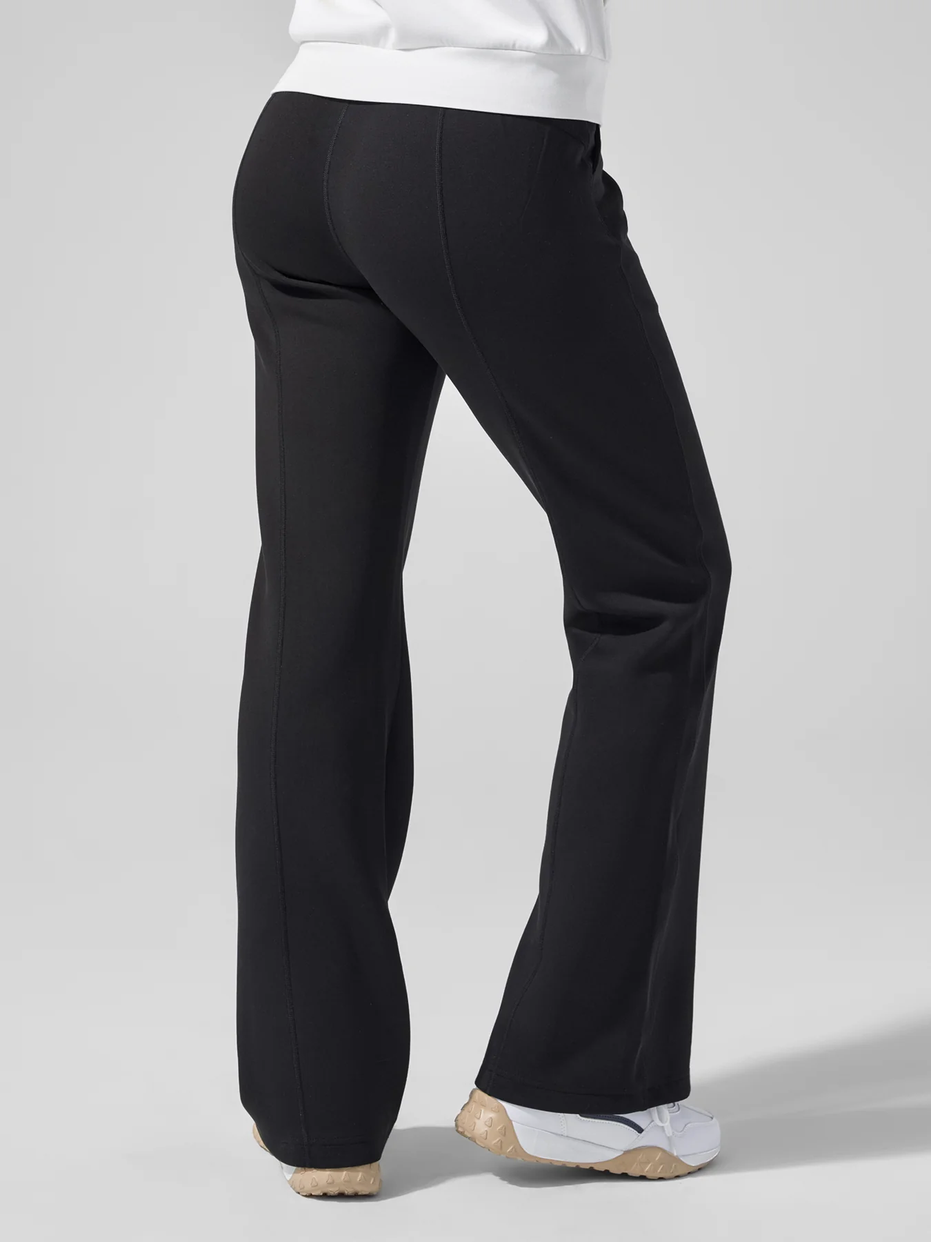 Modal Blend Drawstring Flare Pants - Image 17