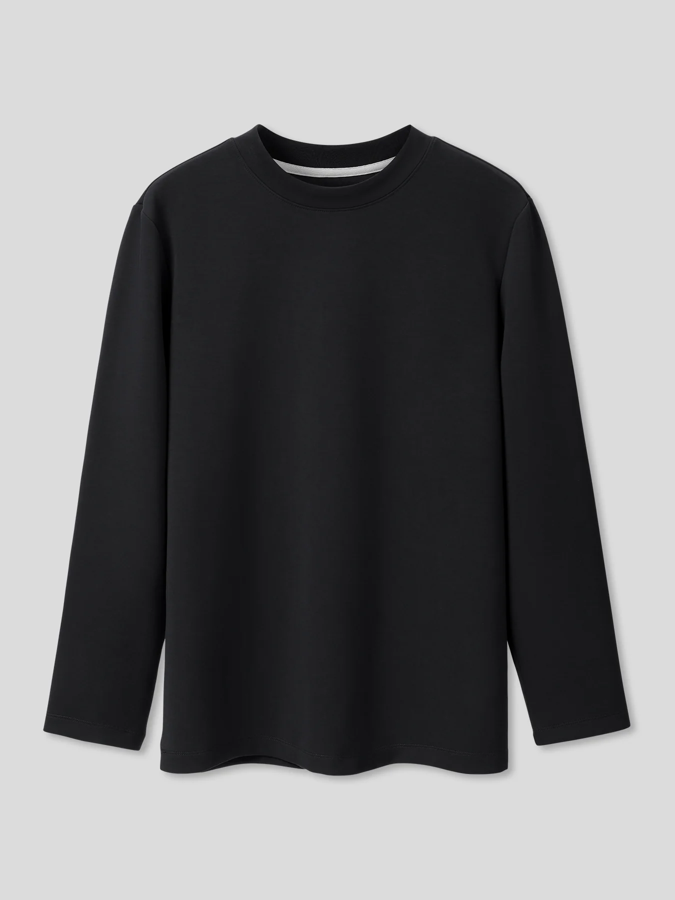 Modal Blend Elbow Patch Long Sleeve Tee:Slim Fit - Image 36
