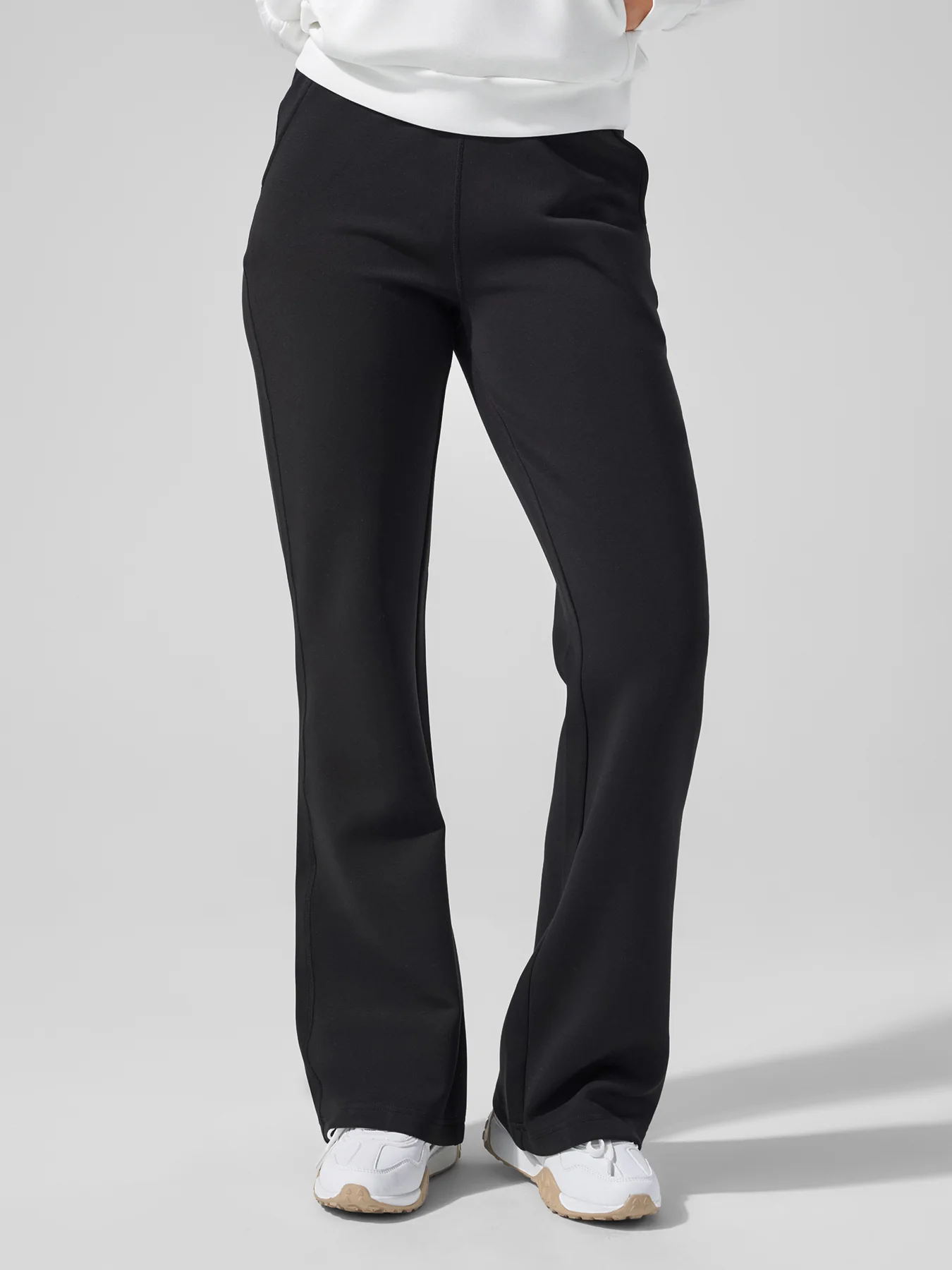 Modal Blend Drawstring Flare Pants - Image 15