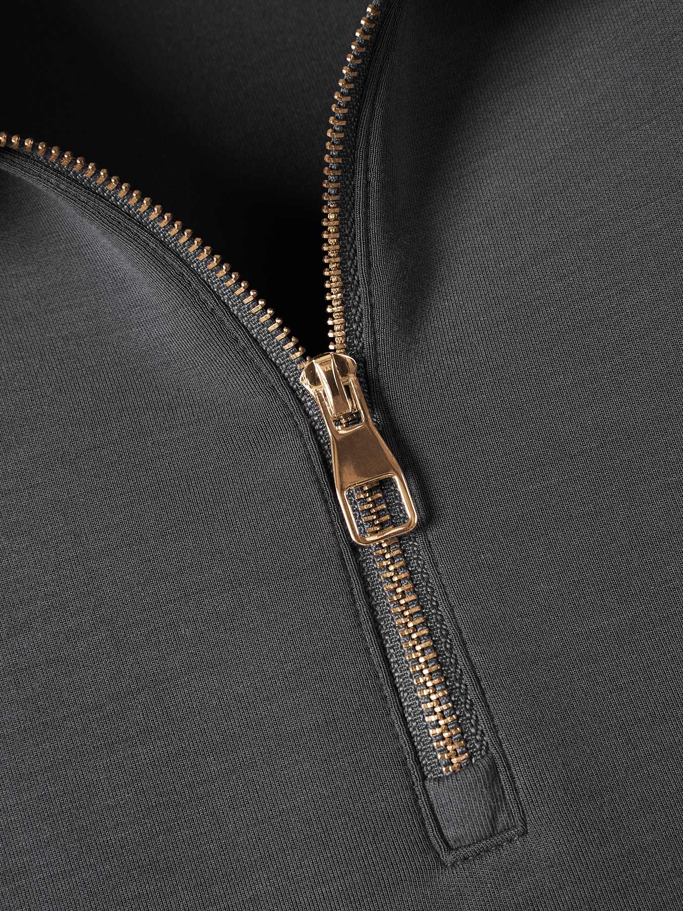 Modal Blend Long Sleeve Half Zip Polo - Image 15