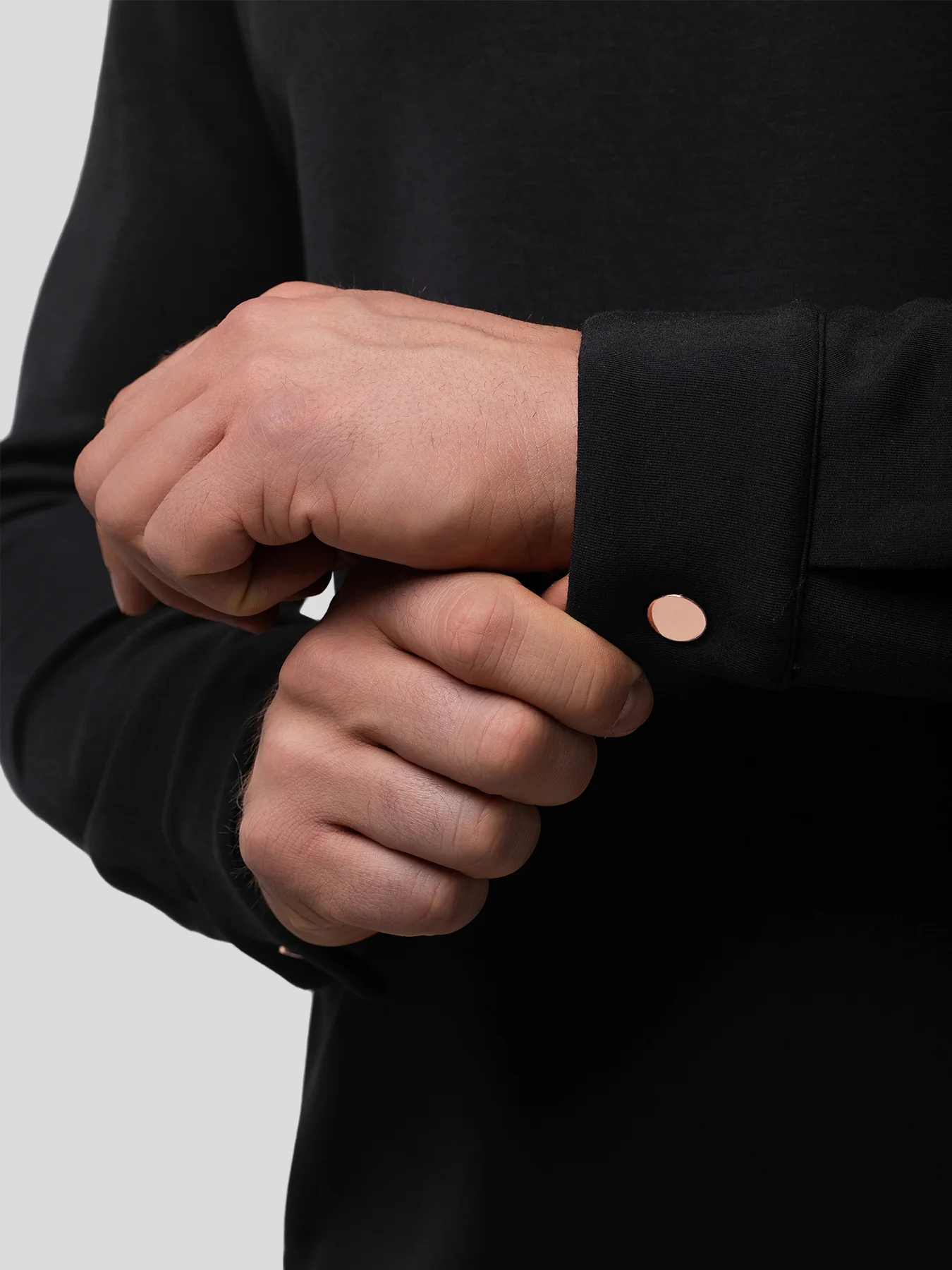 Modal Blend Long Sleeve Half Zip Polo - Image 23