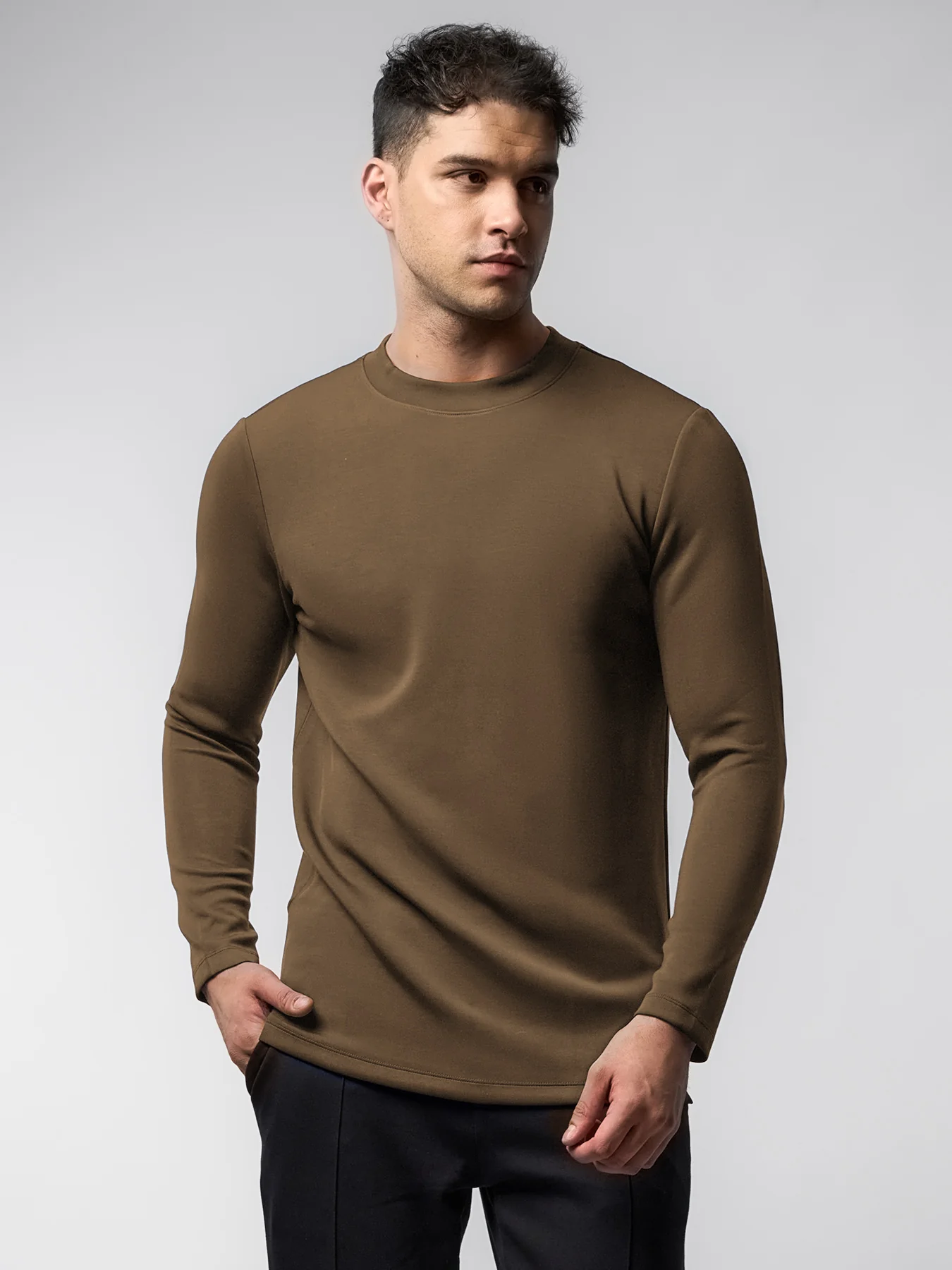 Modal Blend Long Sleeve Tee - Image 10