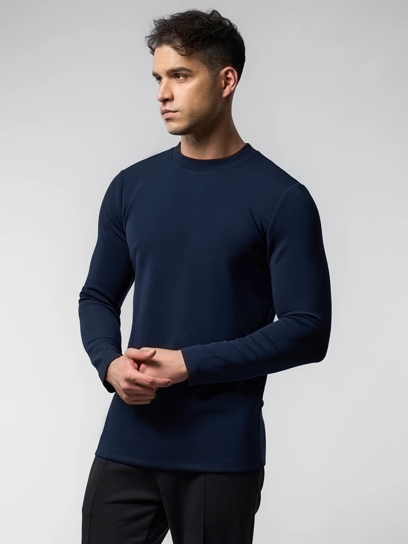 Modal Blend Long Sleeve Tee - Image 21