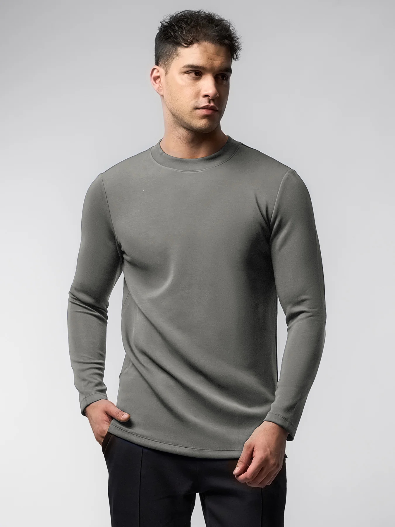 Modal Blend Long Sleeve Tee - Image 27