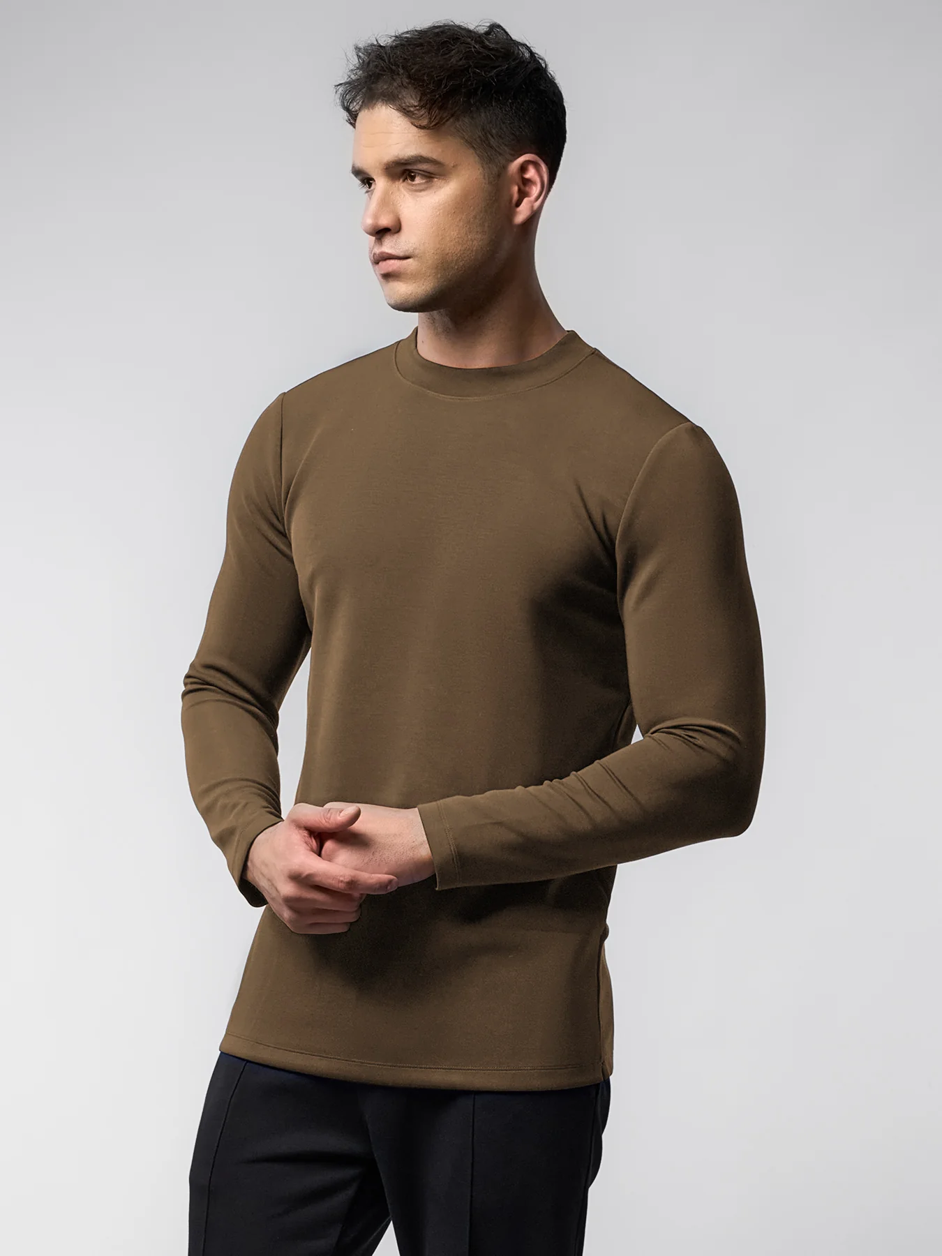 Modal Blend Long Sleeve Tee - Image 8