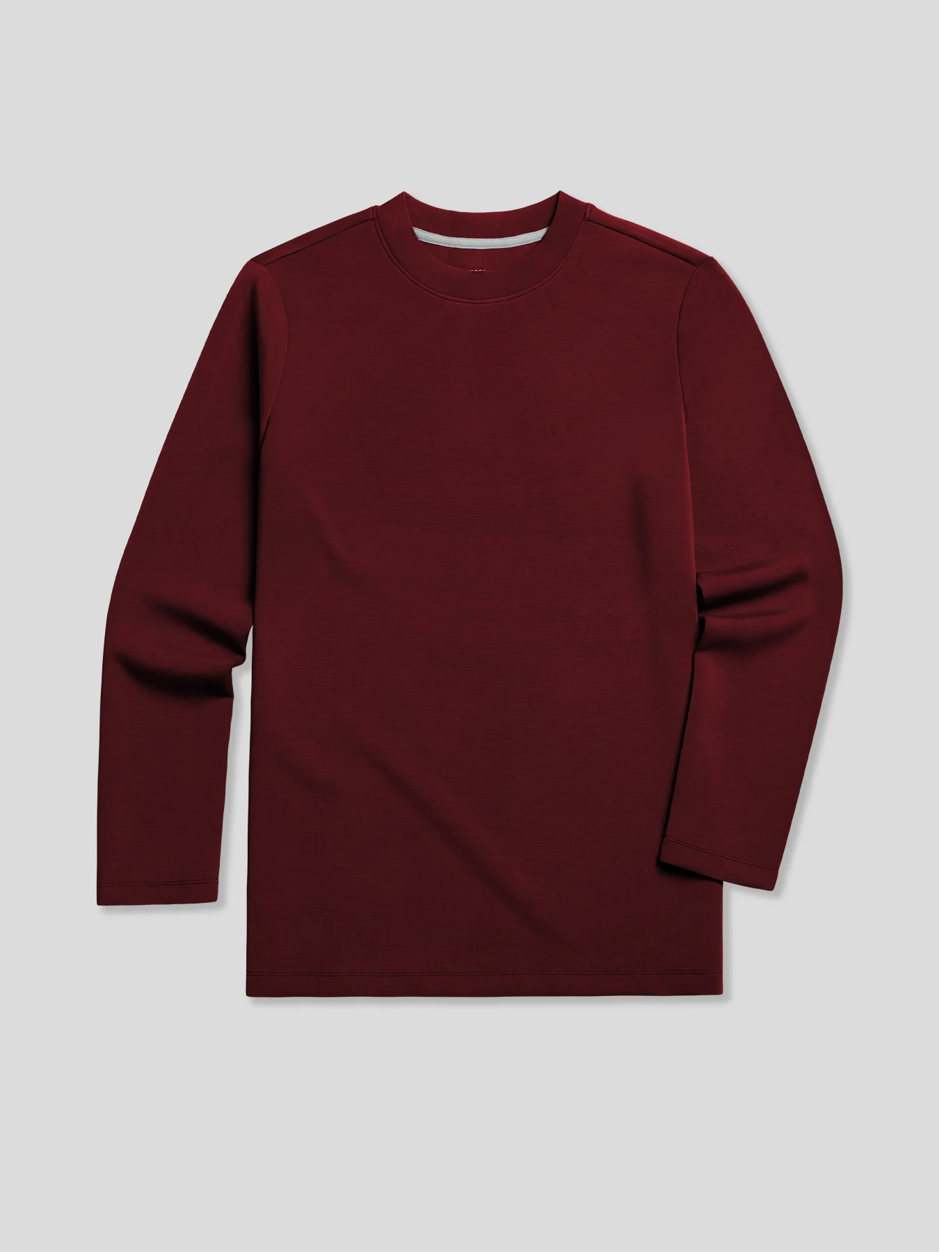 Modal Blend Elbow Patch Long Sleeve Tee:Slim Fit - Image 25