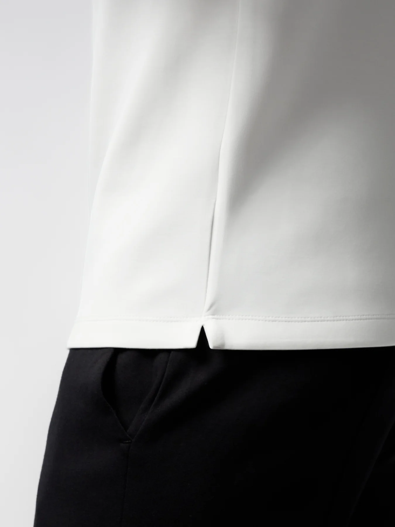 Modal Blend Elbow Patch Long Sleeve Tee:Slim Fit - Image 42