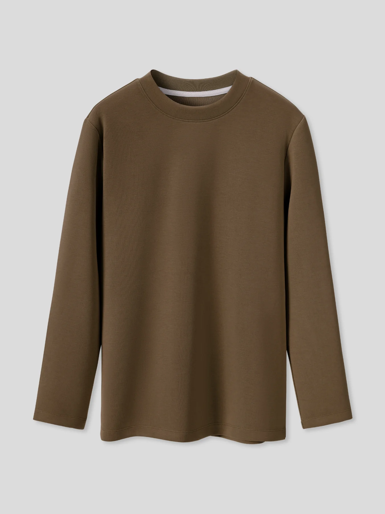 Modal Blend Elbow Patch Long Sleeve Tee:Slim Fit - Image 66