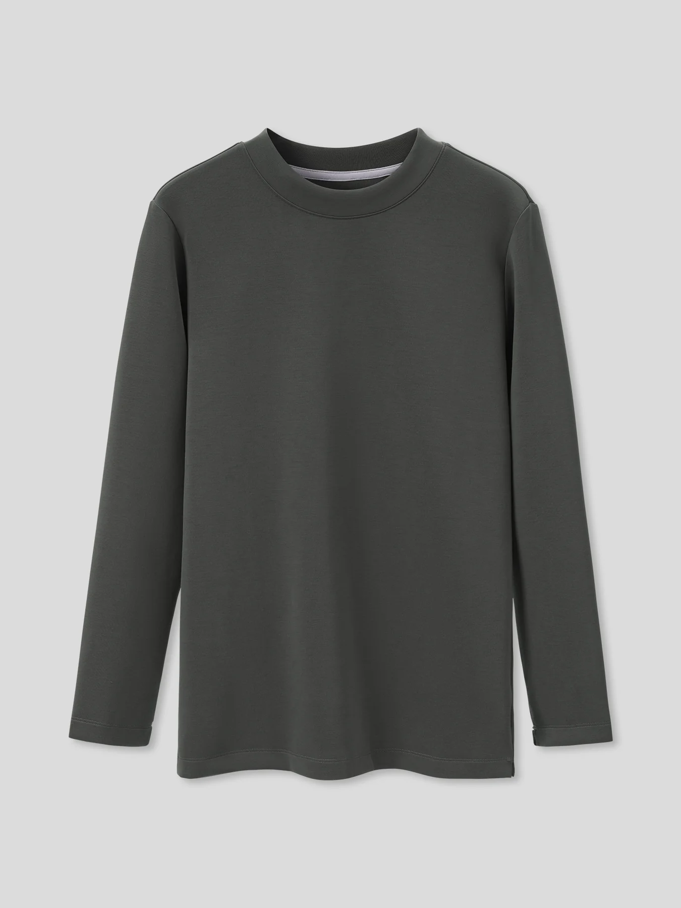 Modal Blend Elbow Patch Long Sleeve Tee:Slim Fit - Image 73