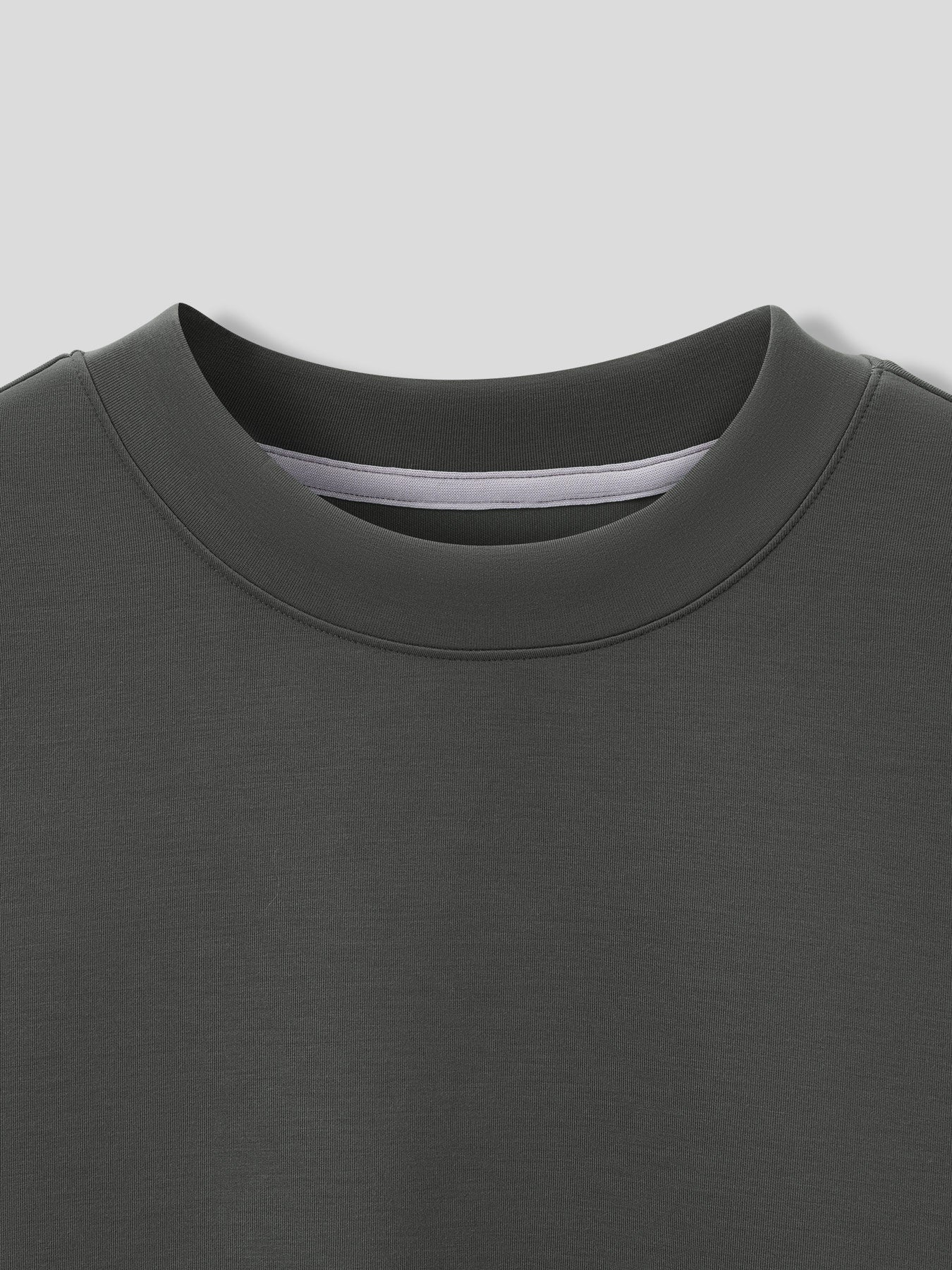 Modal Blend Elbow Patch Long Sleeve Tee:Slim Fit - Image 75