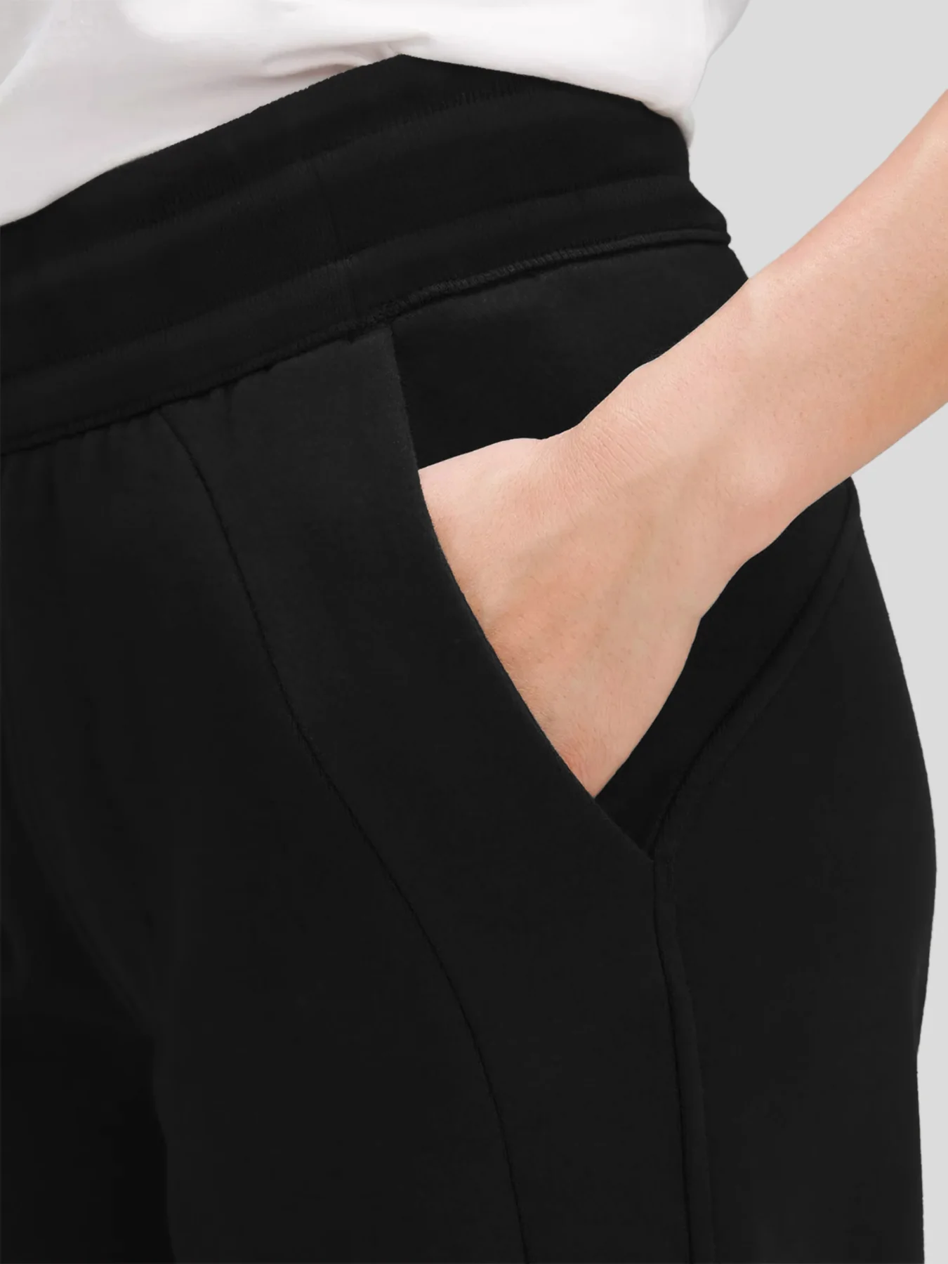 Modal Blend Mid-Rise Wide Leg Pant - Image 12