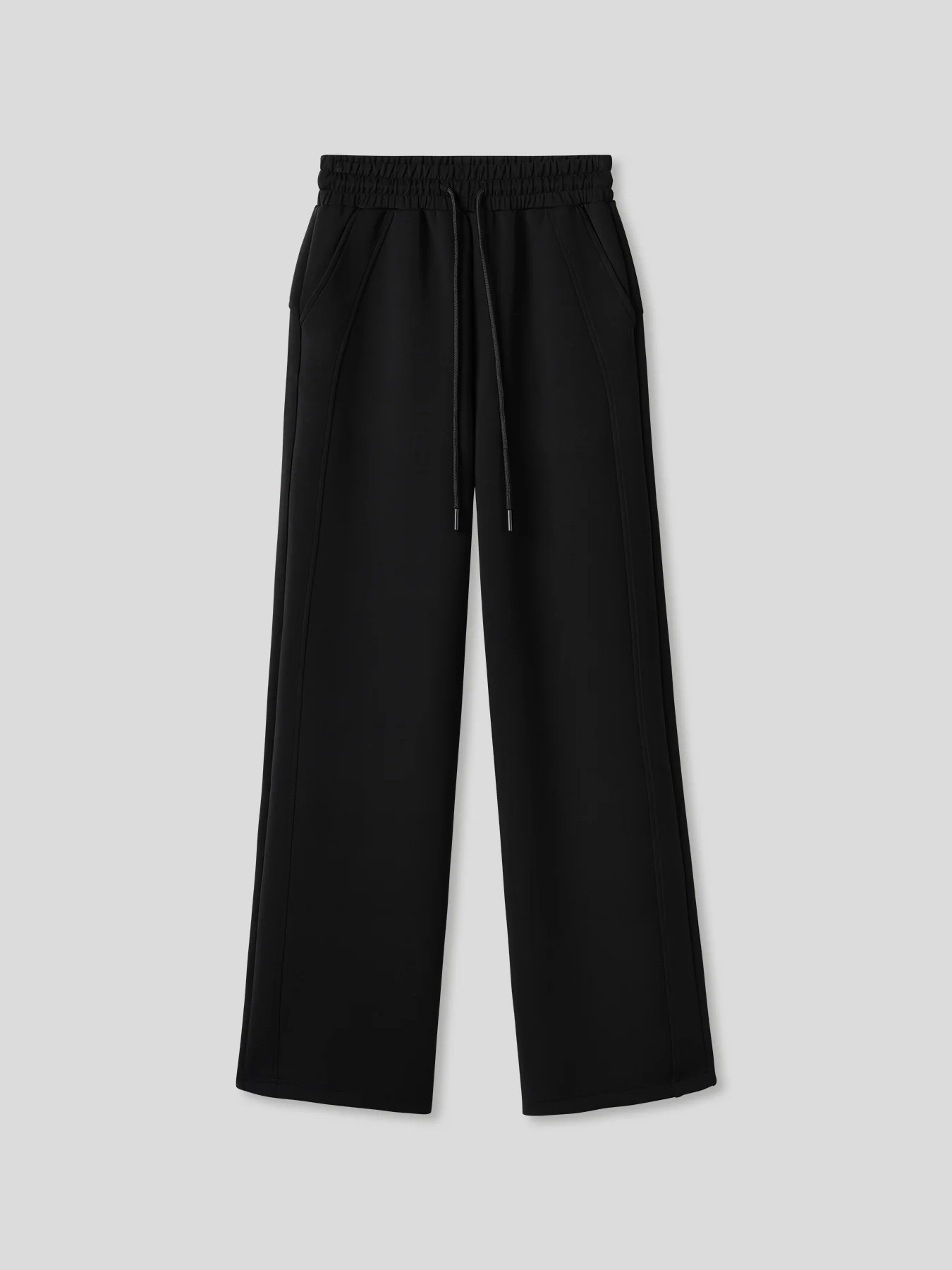 Modal Blend Mid-Rise Wide Leg Pant - Image 14