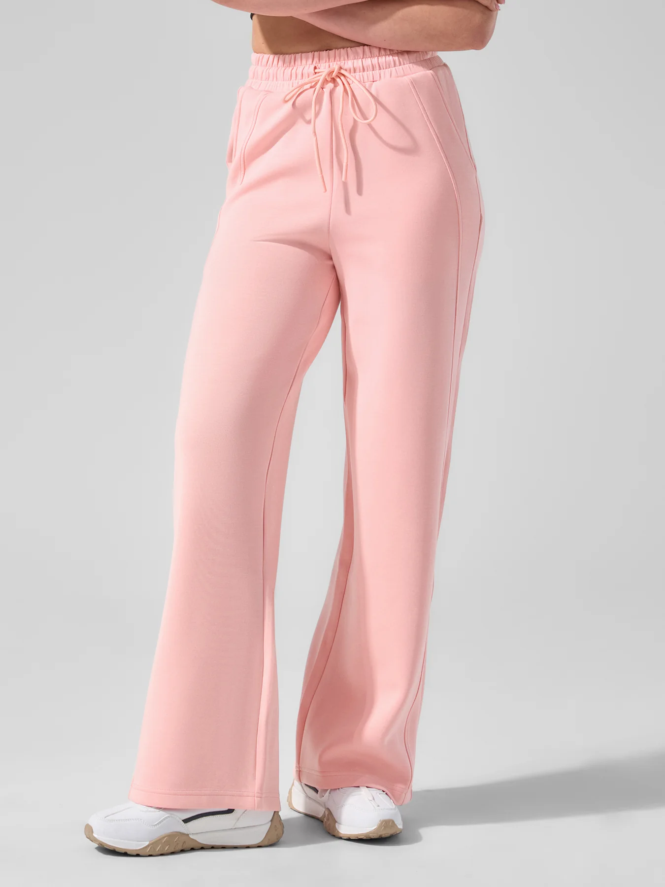 Modal Blend Mid-Rise Wide Leg Pant - Image 15