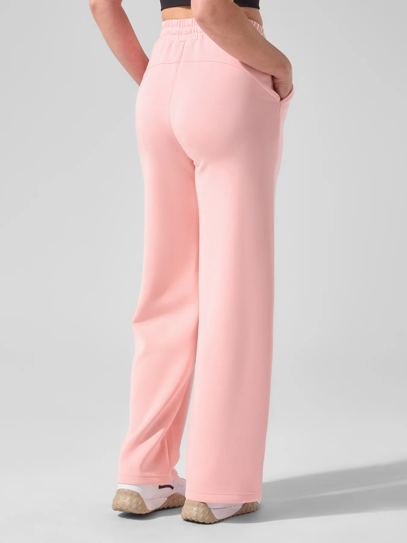Modal Blend Mid-Rise Wide Leg Pant - Image 17
