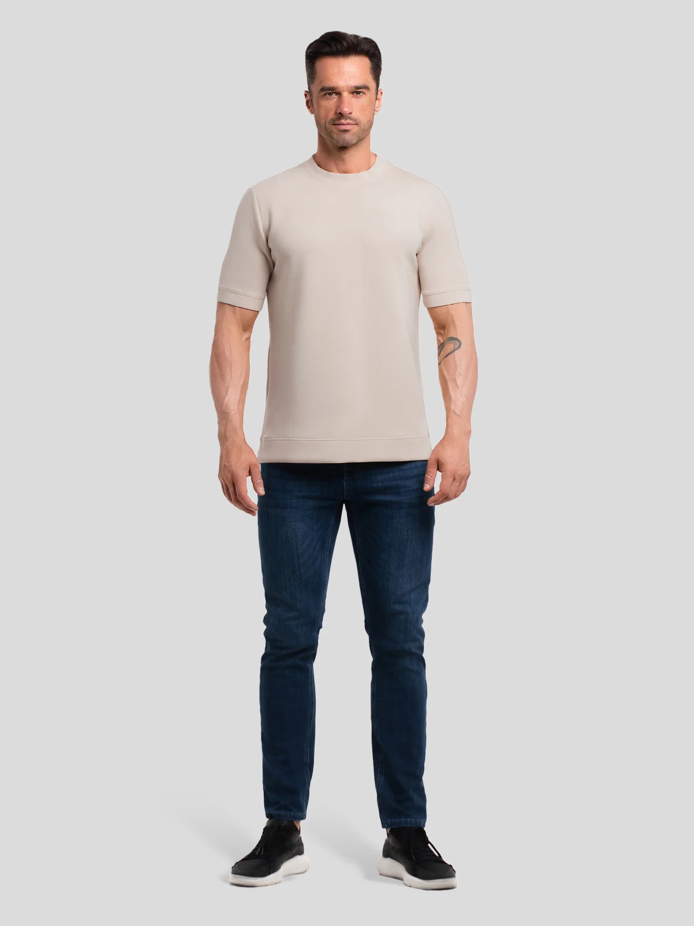 Modal Blend Short Sleeve Tee:Slim Fit - Image 21