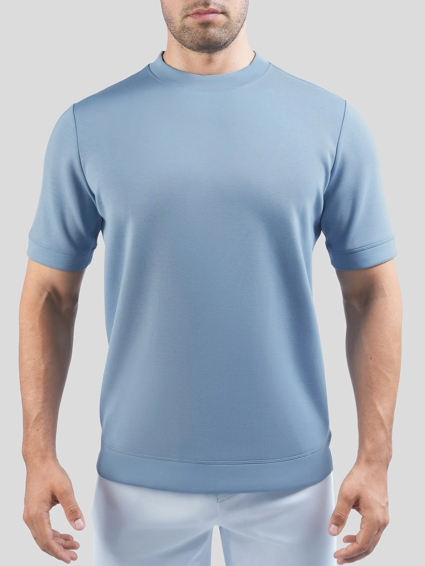 Modal Blend Short Sleeve Tee:Slim Fit - Image 27