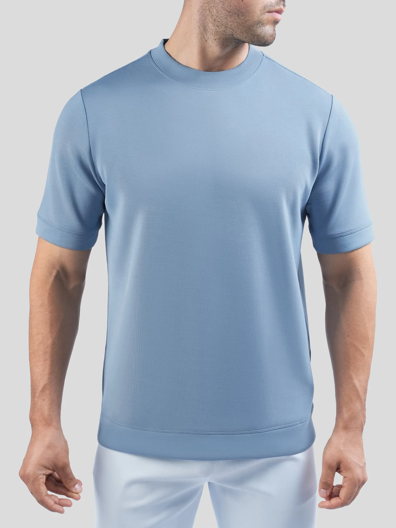 Modal Blend Short Sleeve Tee:Slim Fit - Image 29