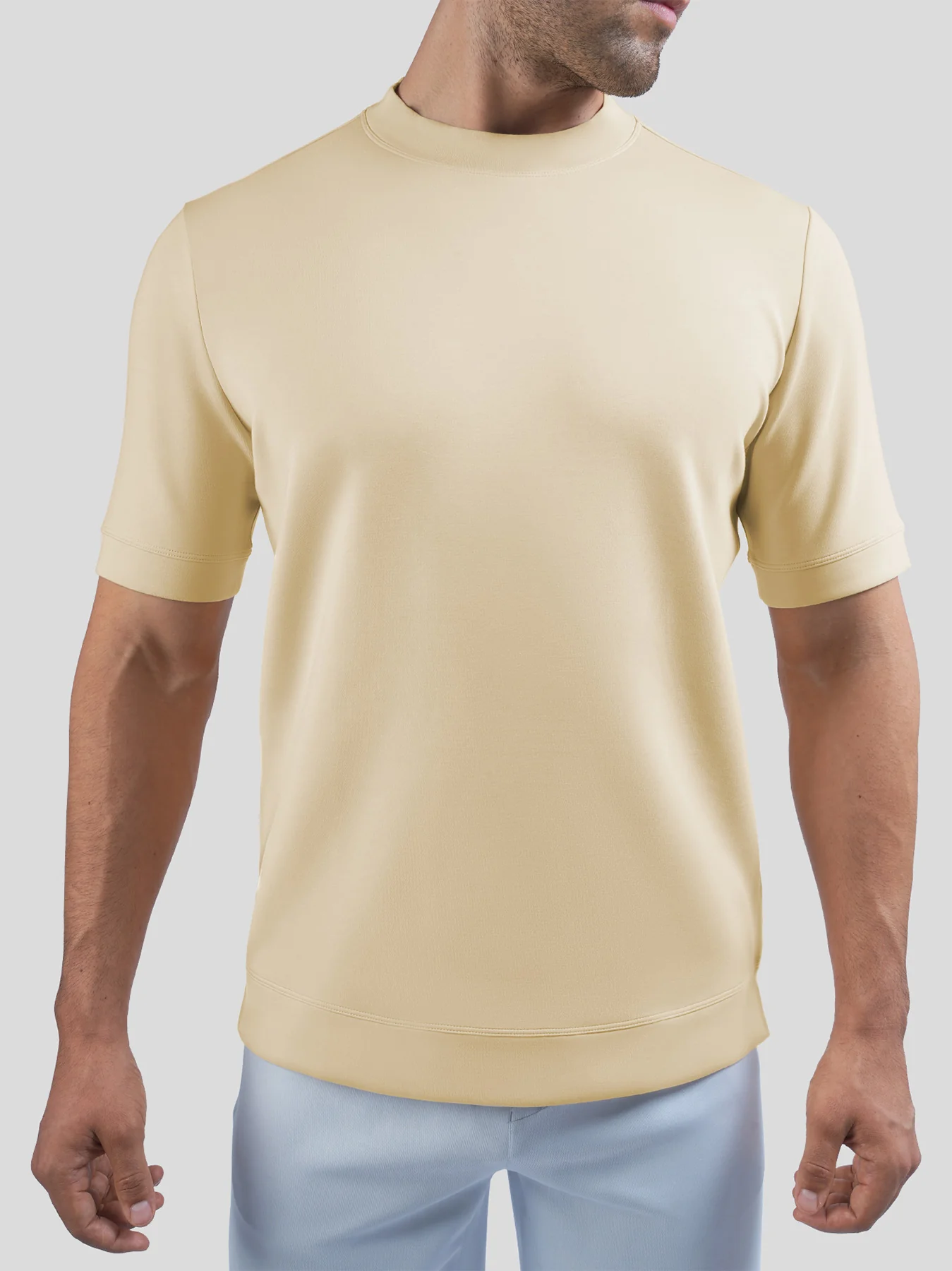 Modal Blend Short Sleeve Tee:Slim Fit - Image 34