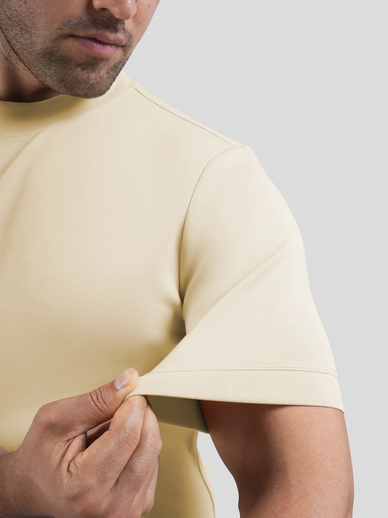 Modal Blend Short Sleeve Tee:Slim Fit - Image 38