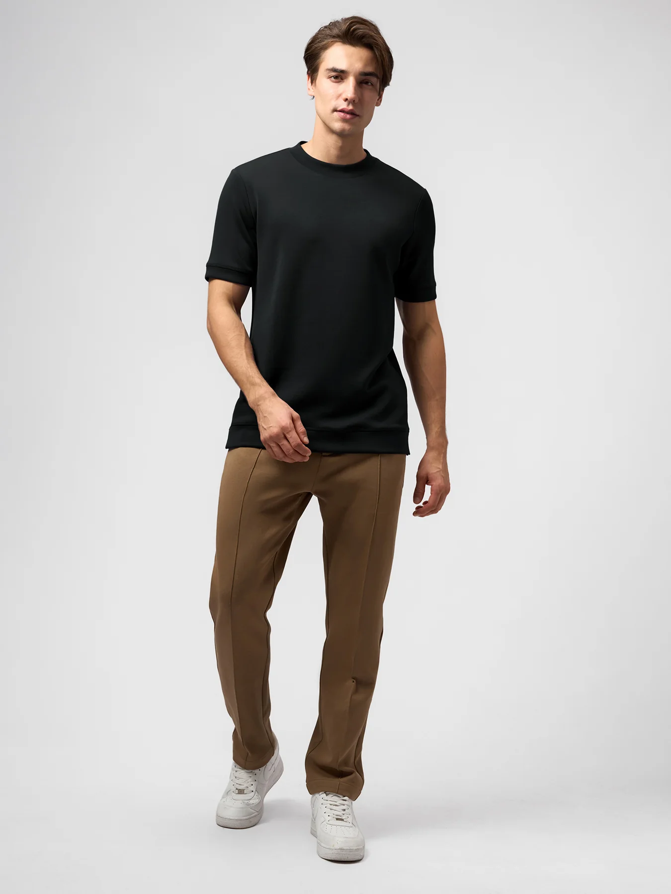 Modal Blend Short Sleeve Tee:Slim Fit - Image 4