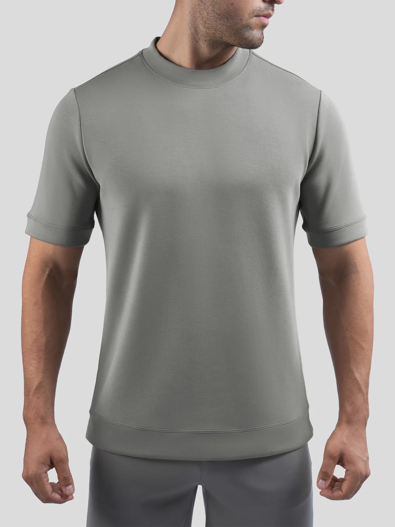 Modal Blend Short Sleeve Tee:Slim Fit - Image 40