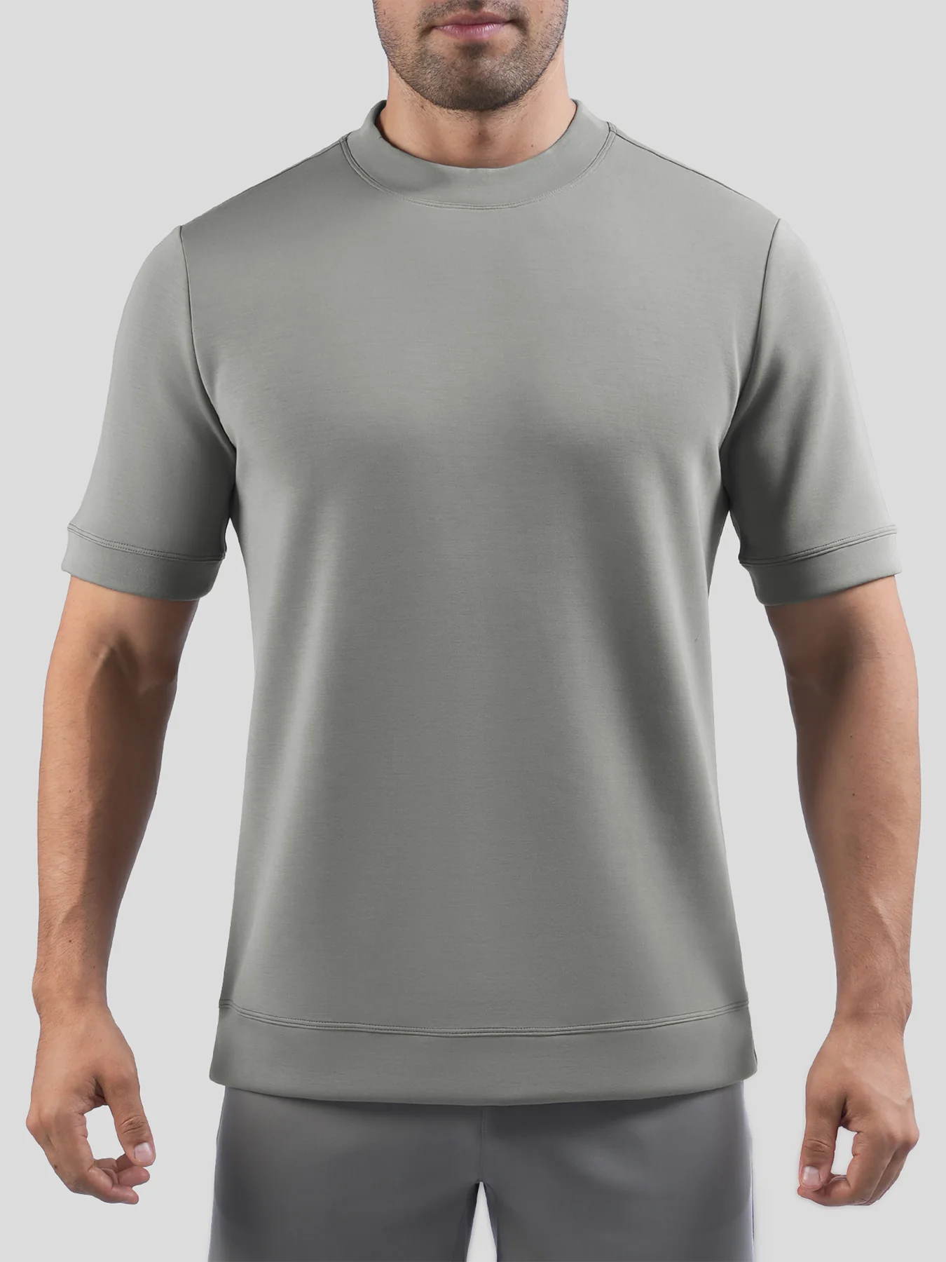 Modal Blend Short Sleeve Tee:Slim Fit - Image 41