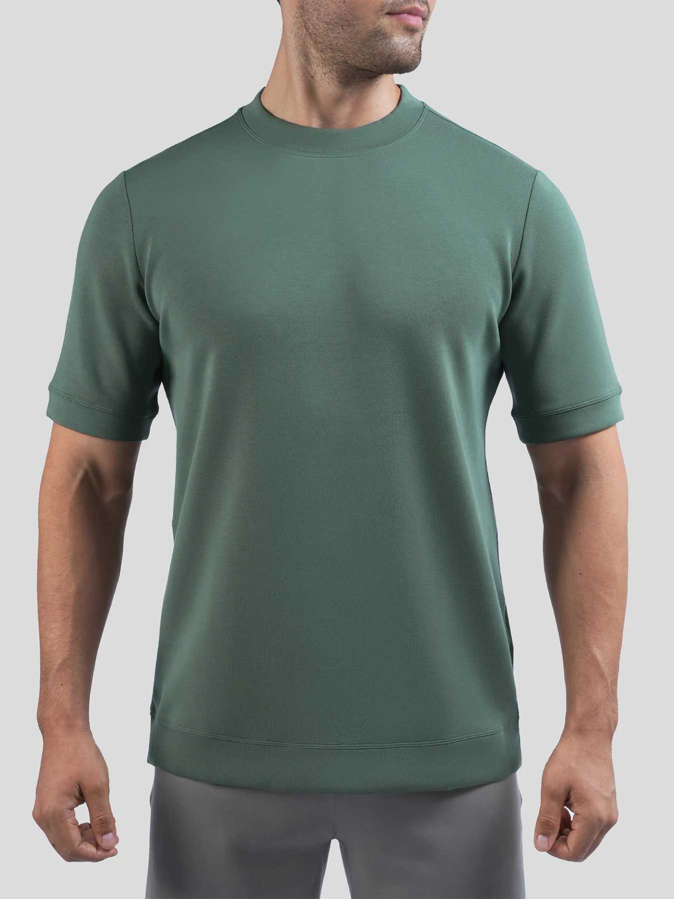 Modal Blend Short Sleeve Tee:Slim Fit - Image 50
