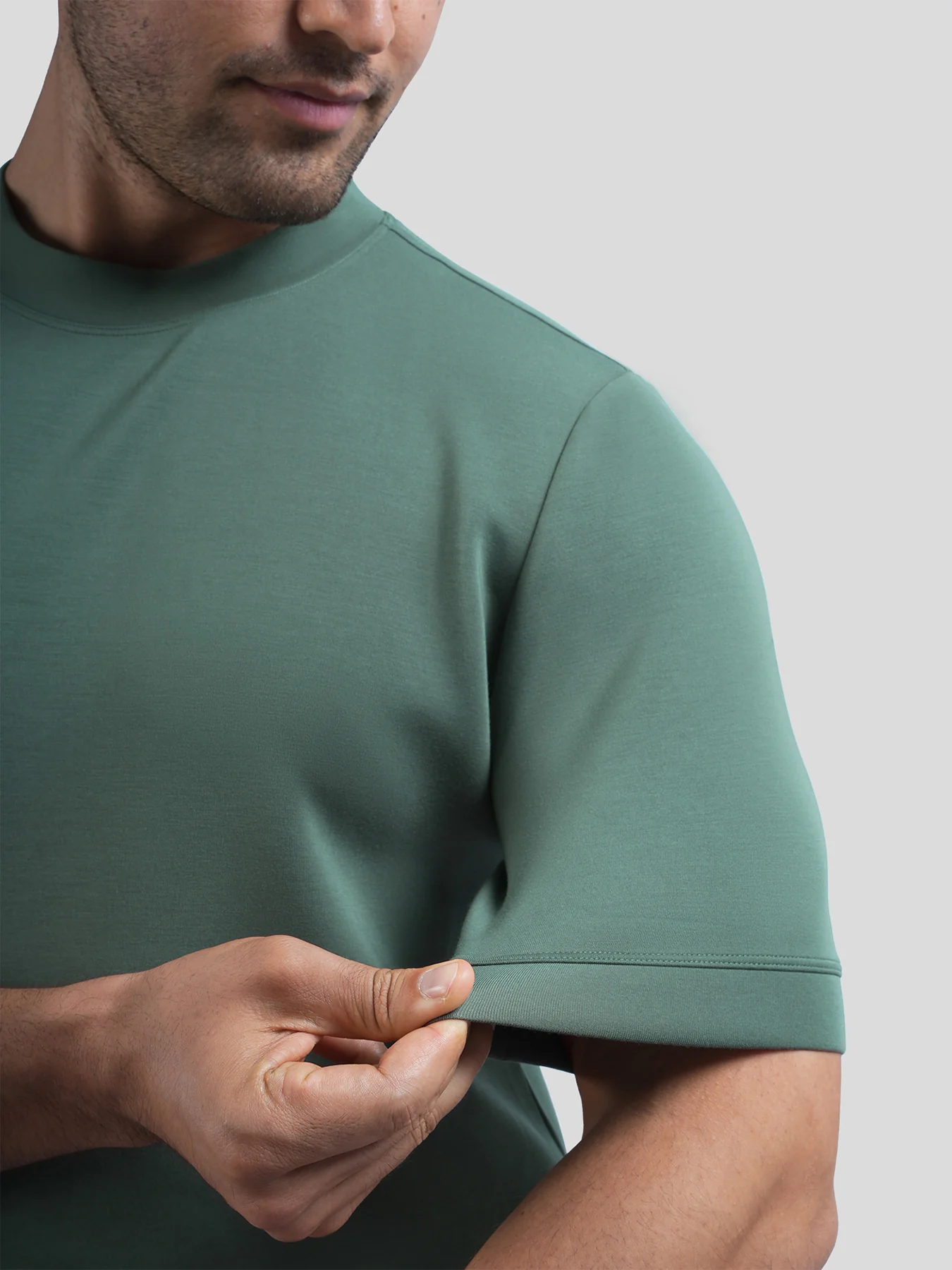 Modal Blend Short Sleeve Tee:Slim Fit - Image 52