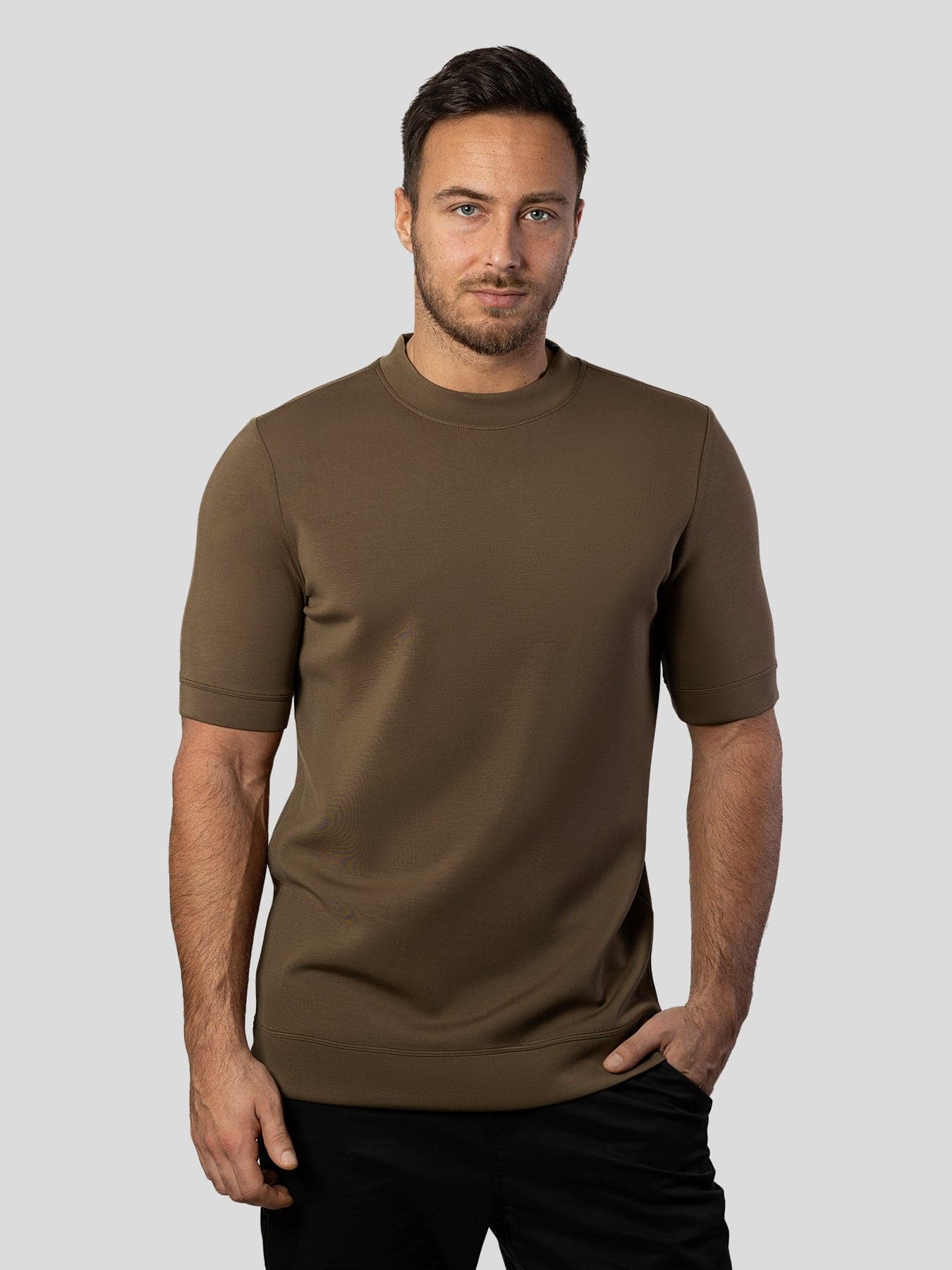 Modal Blend Short Sleeve Tee:Slim Fit - Image 6