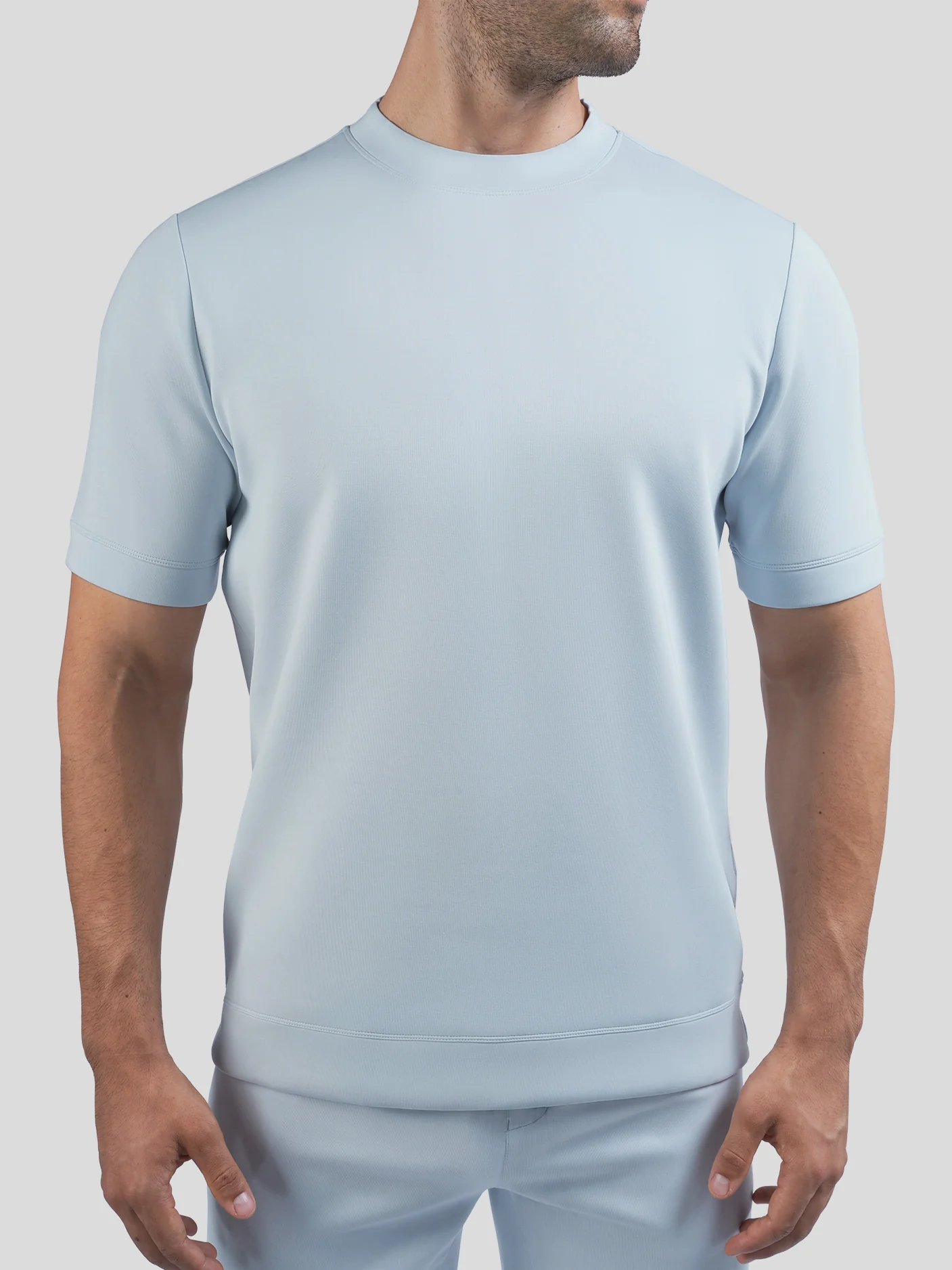 Modal Blend Short Sleeve Tee:Slim Fit - Image 62