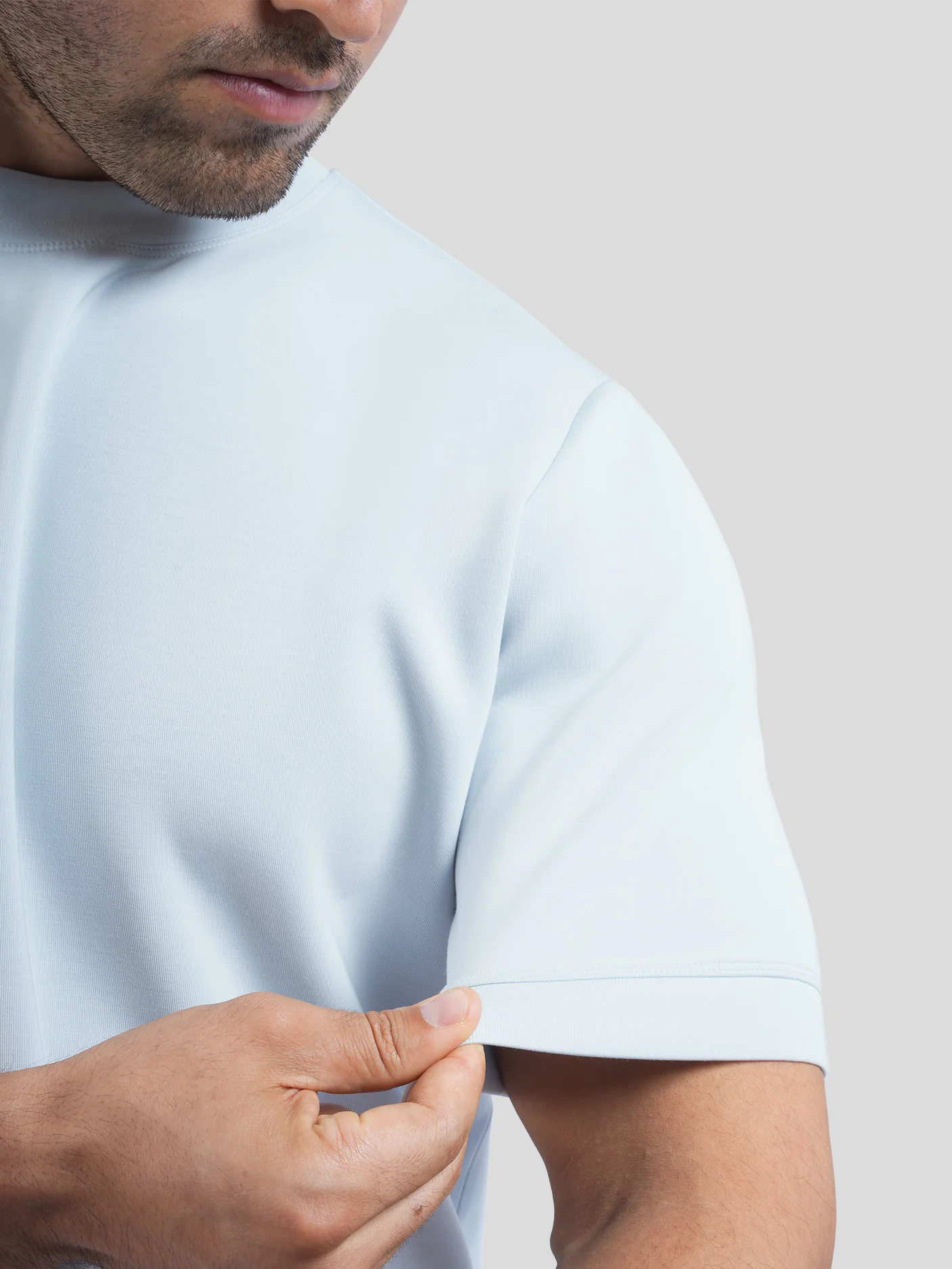 Modal Blend Short Sleeve Tee:Slim Fit - Image 65