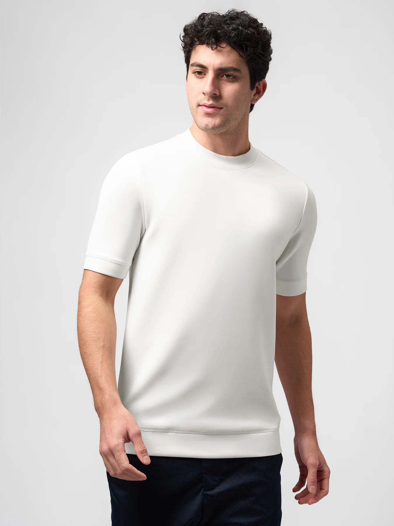 Modal Blend Short Sleeve Tee:Slim Fit - Image 68