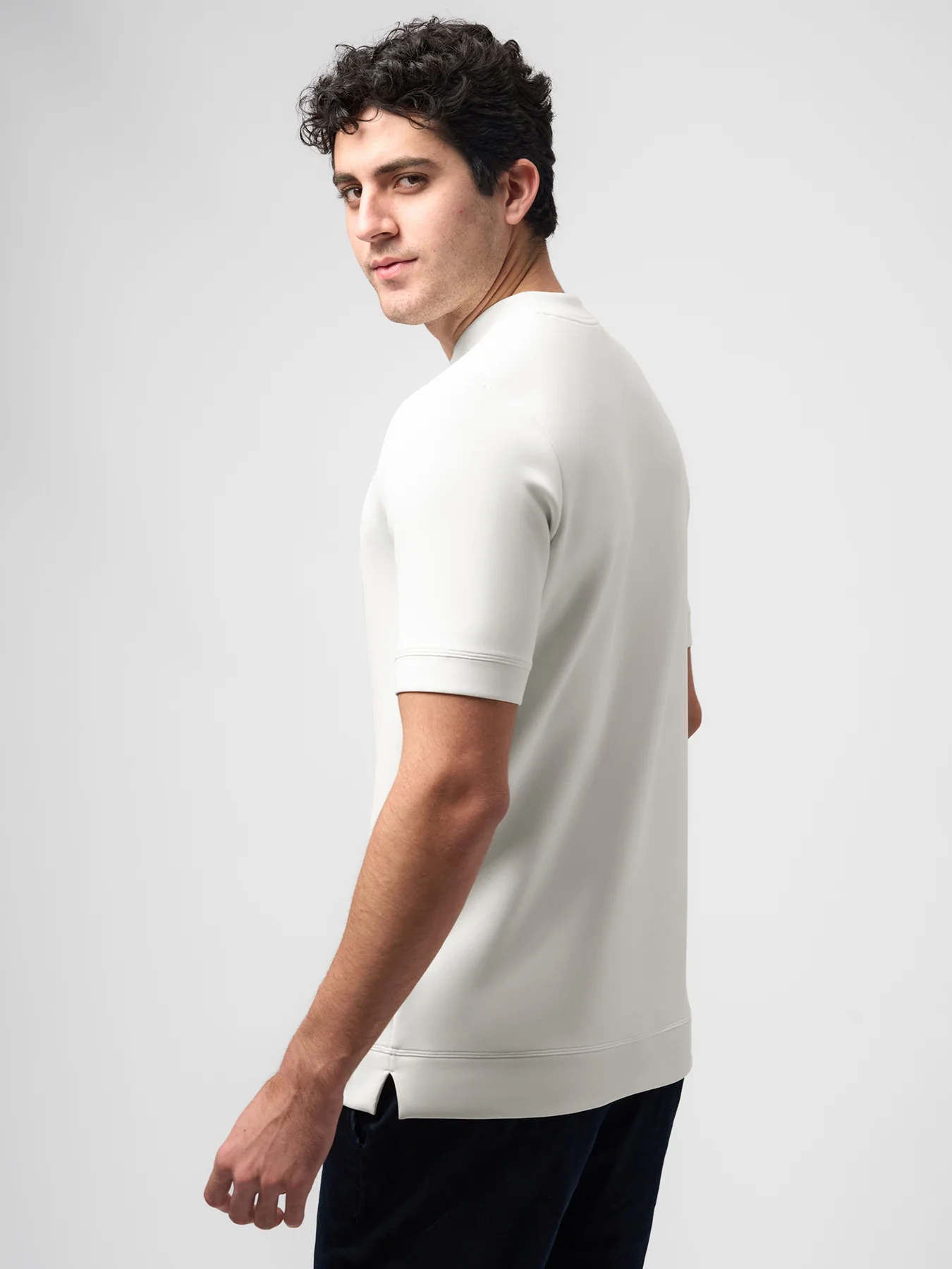 Modal Blend Short Sleeve Tee:Slim Fit - Image 71