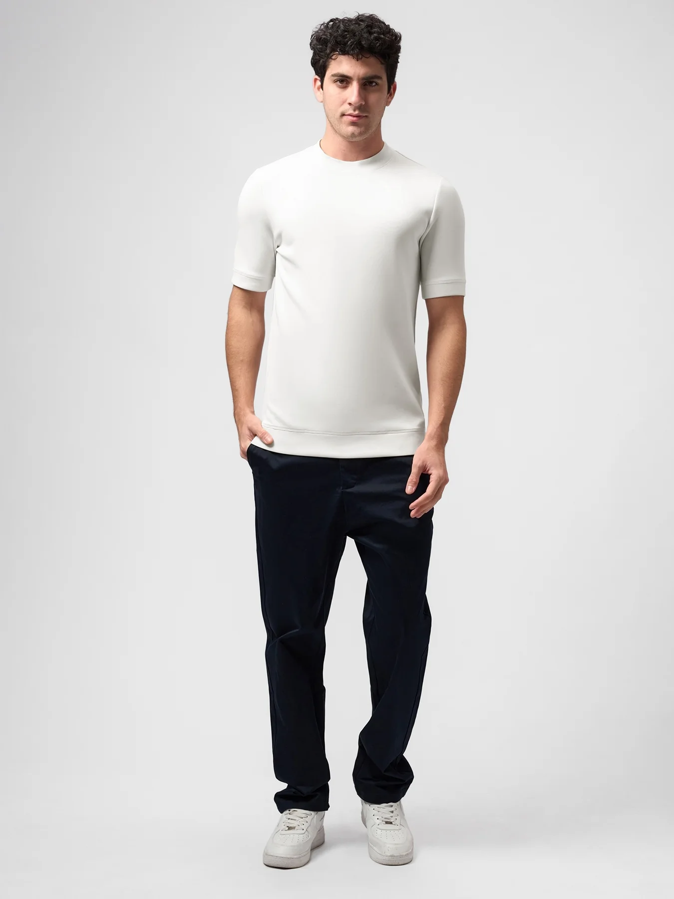 Modal Blend Short Sleeve Tee:Slim Fit - Image 72