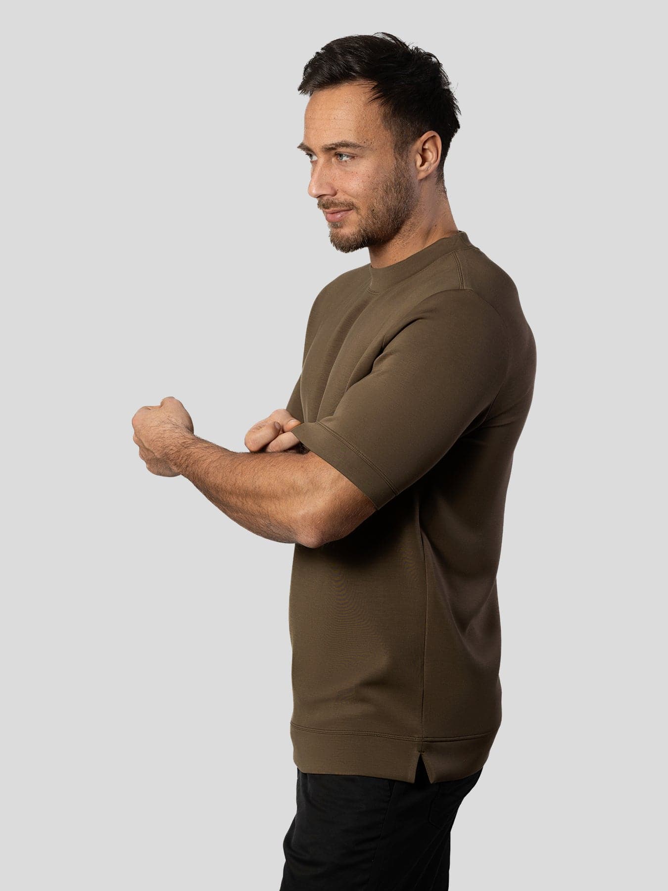 Modal Blend Short Sleeve Tee:Slim Fit - Image 8