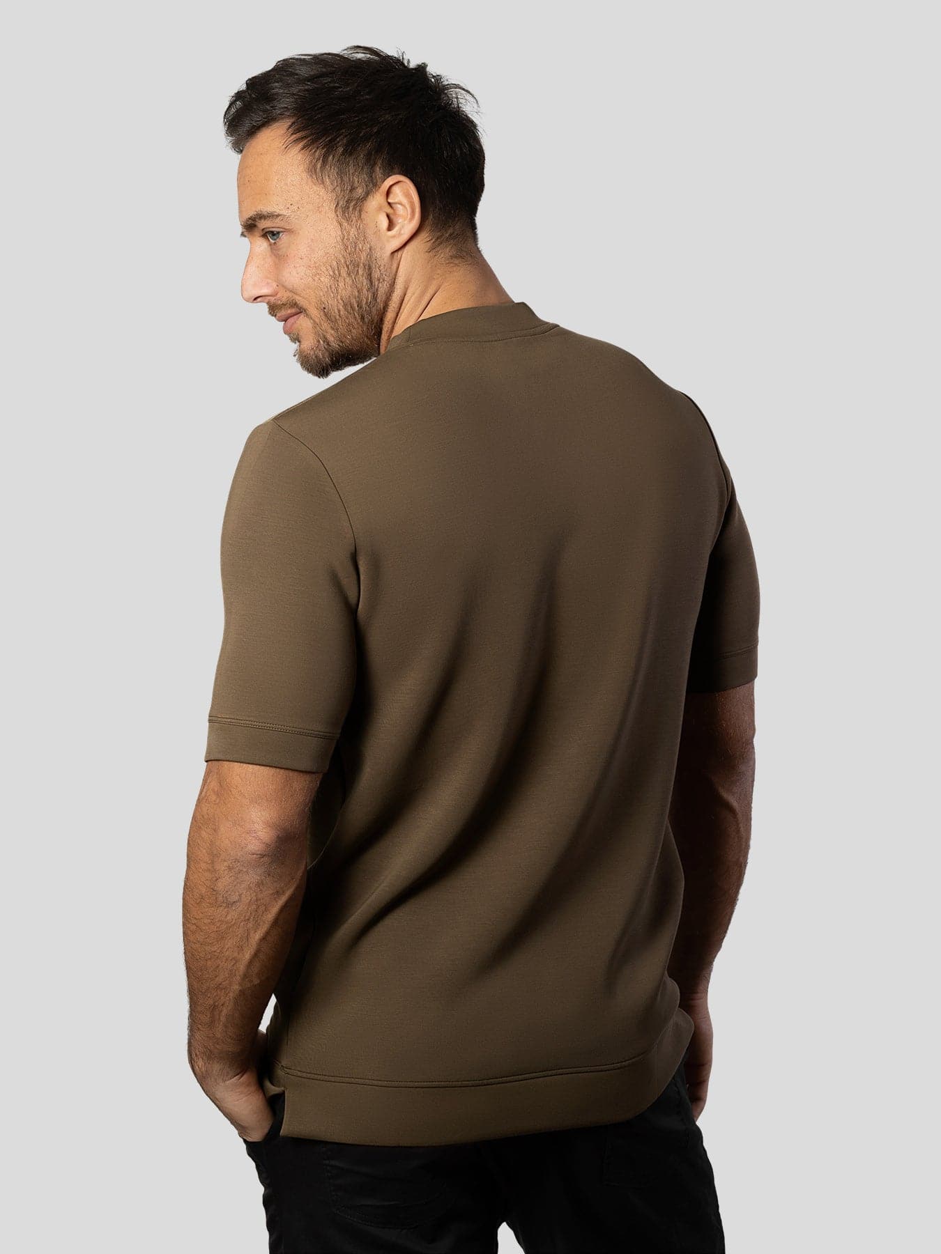 Modal Blend Short Sleeve Tee:Slim Fit - Image 9