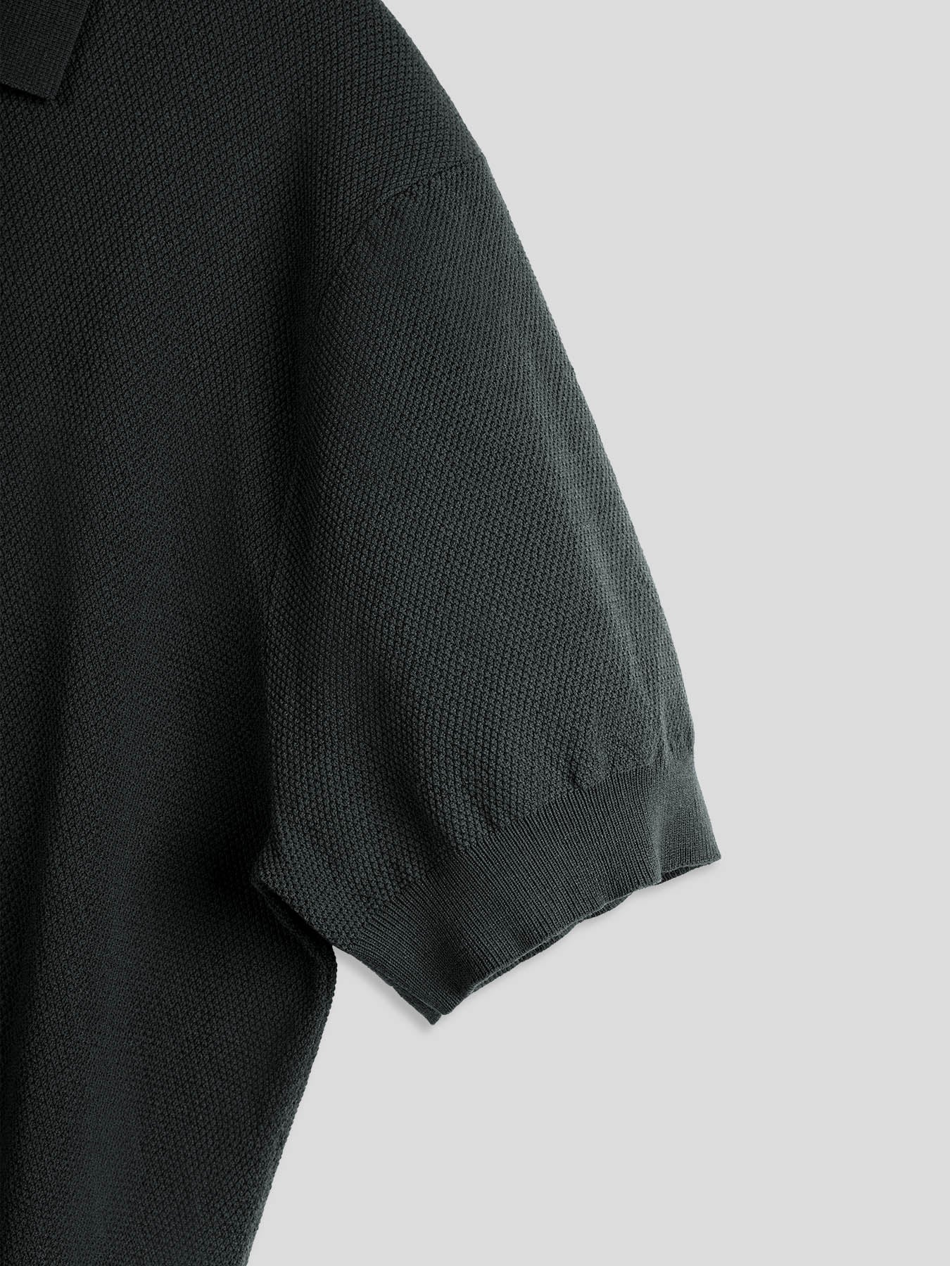 FlexKnit Active Knitted Zip Polo - Image 25