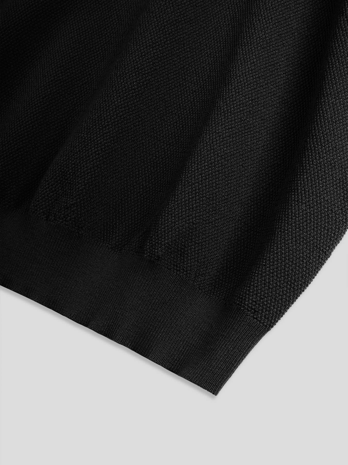 FlexKnit Active Knitted Zip Polo - Image 34