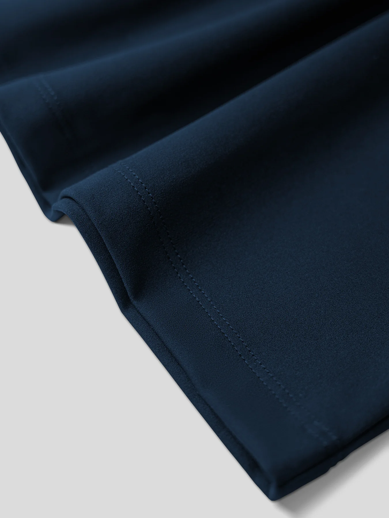 SmoothBlend Classic Fit Half Zip Mock Neck Tee:Zip Contrast Color - Image 10